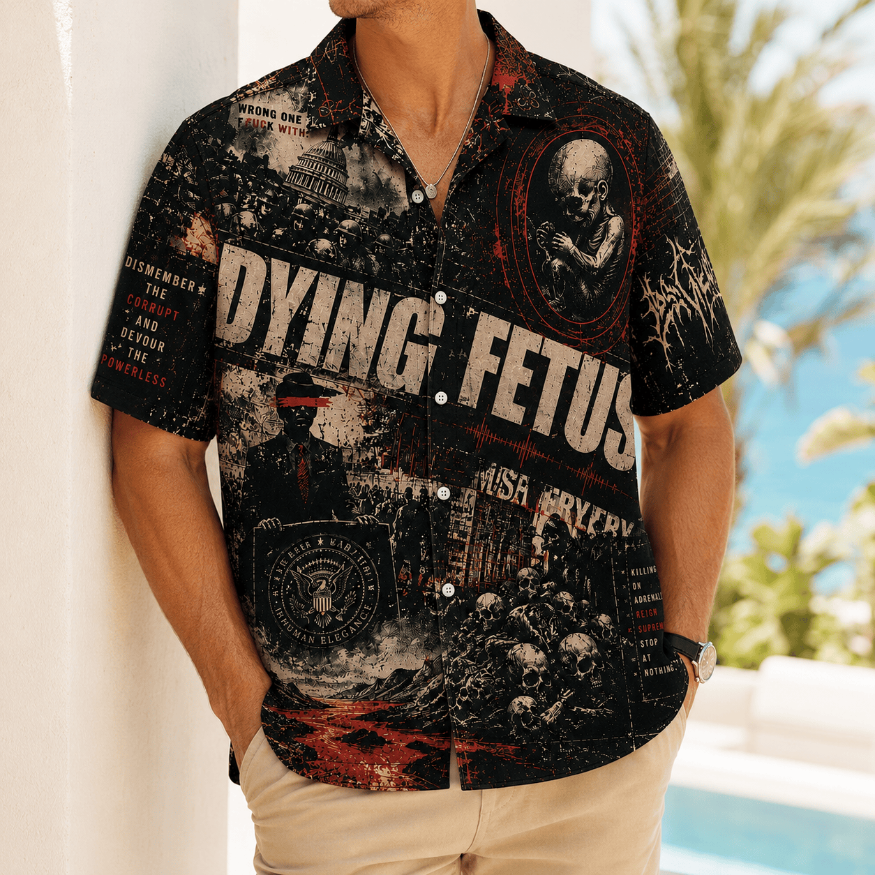 PREMIUM DFT HAWAIIAN SHIRT HQH
