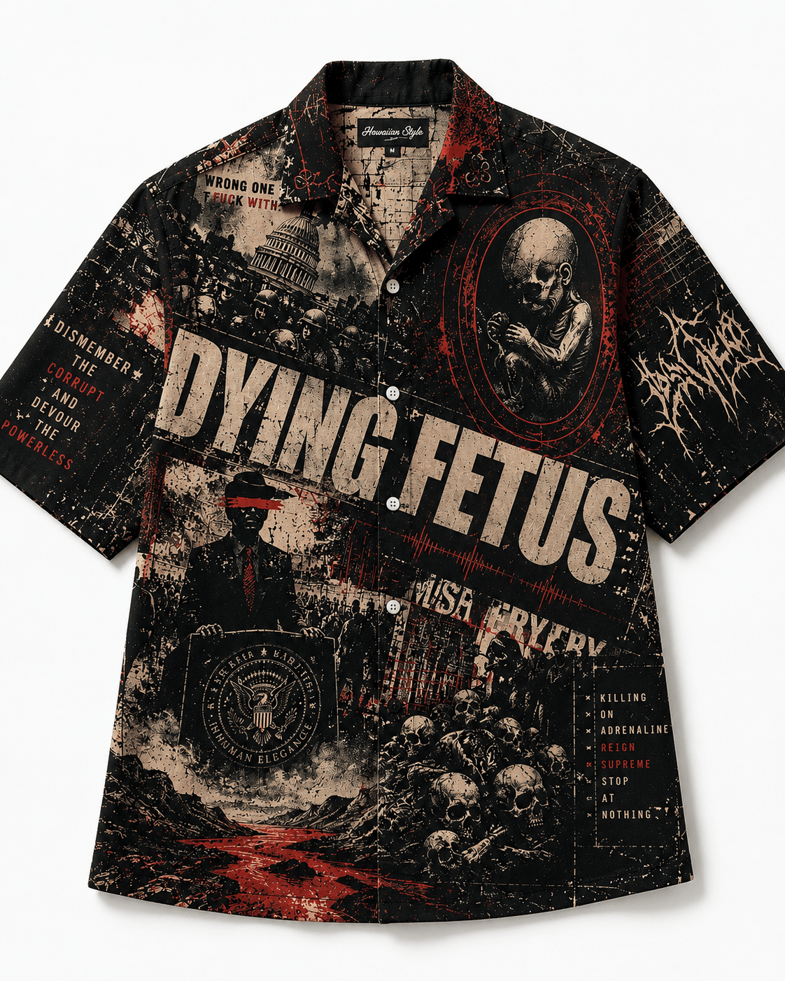 PREMIUM DFT HAWAIIAN SHIRT HQH