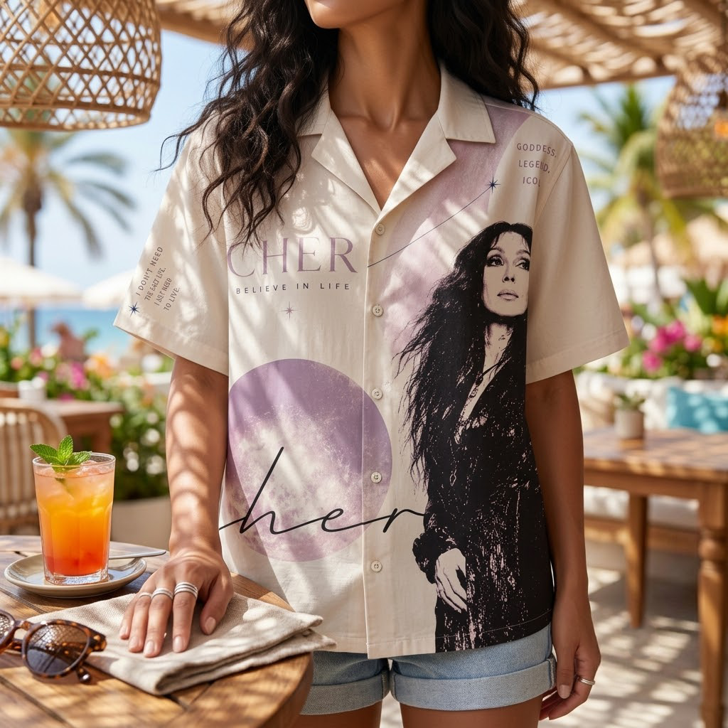 PREMIUM CHER HAWAIIAN SHIRT HQH