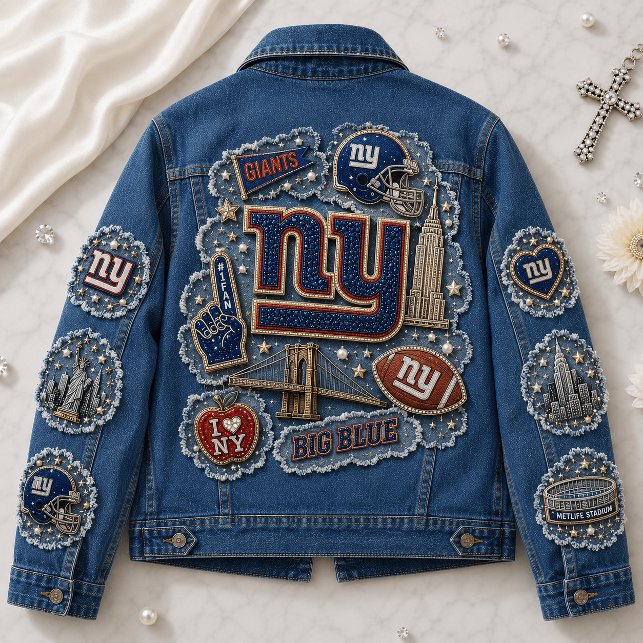 Premium NYG Denim Jacket NPL