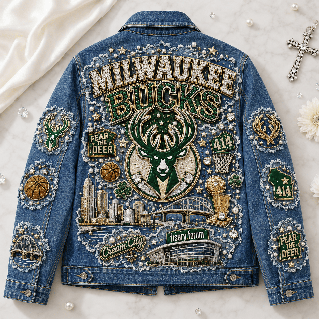 Premium MLKBB Denim Jacket TTNL