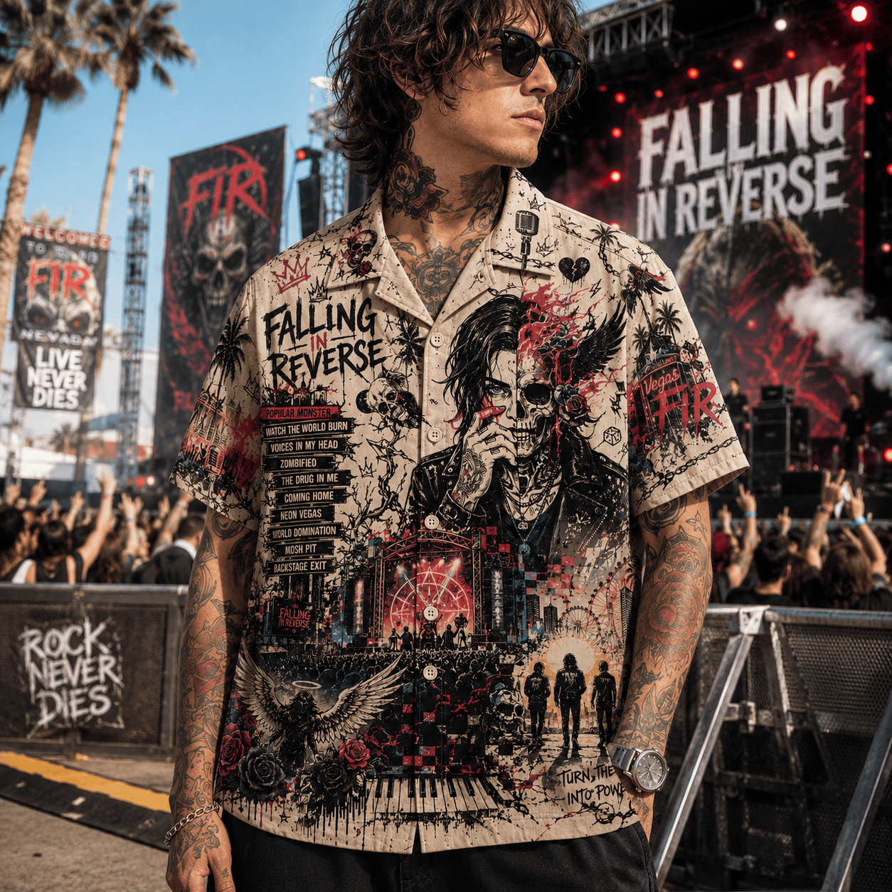 PREMIUM FLIR HAWAIIAN SHIRT NTNA