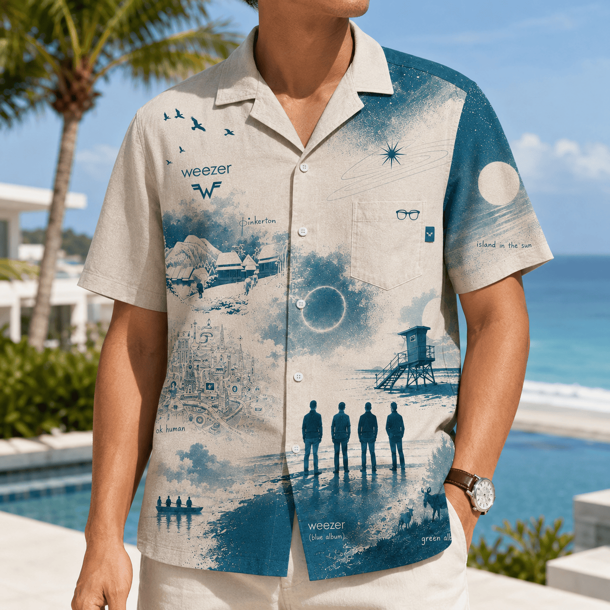 PREMIUM WZR HAWAIIAN SHIRT HQH
