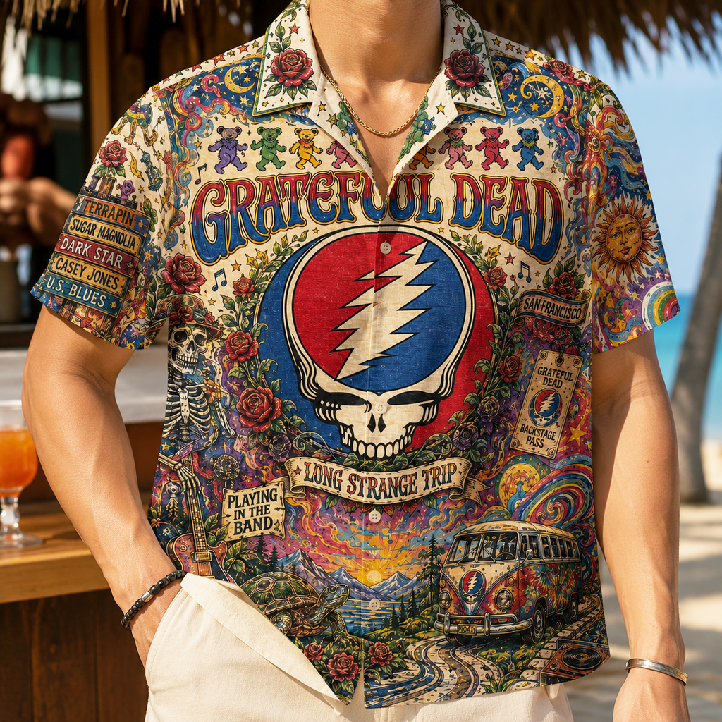 PREMIUM GRFD HAWAIIAN SHIRT PDL