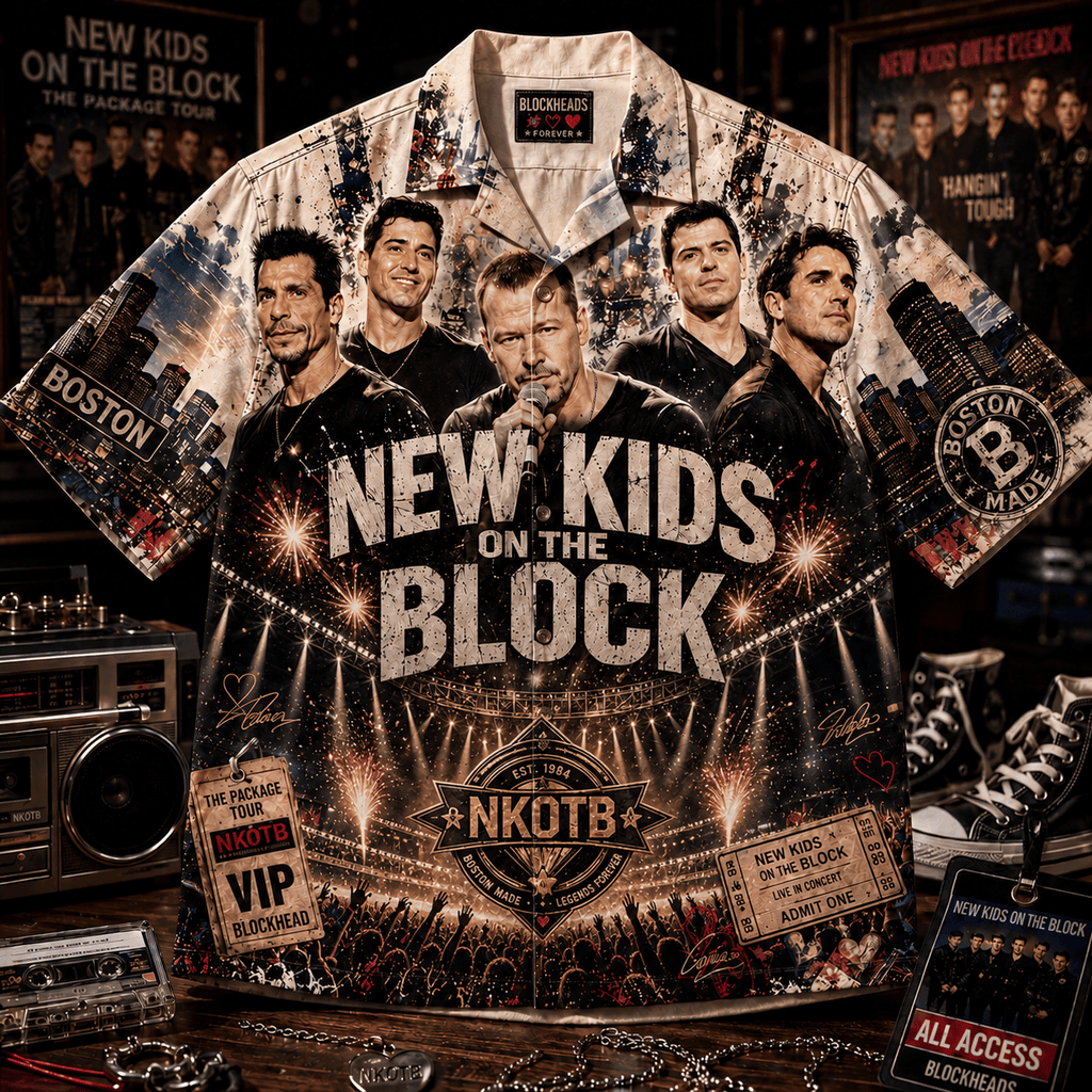 PREMIUM NKOTB HAWAIIAN SHIRT NTNA
