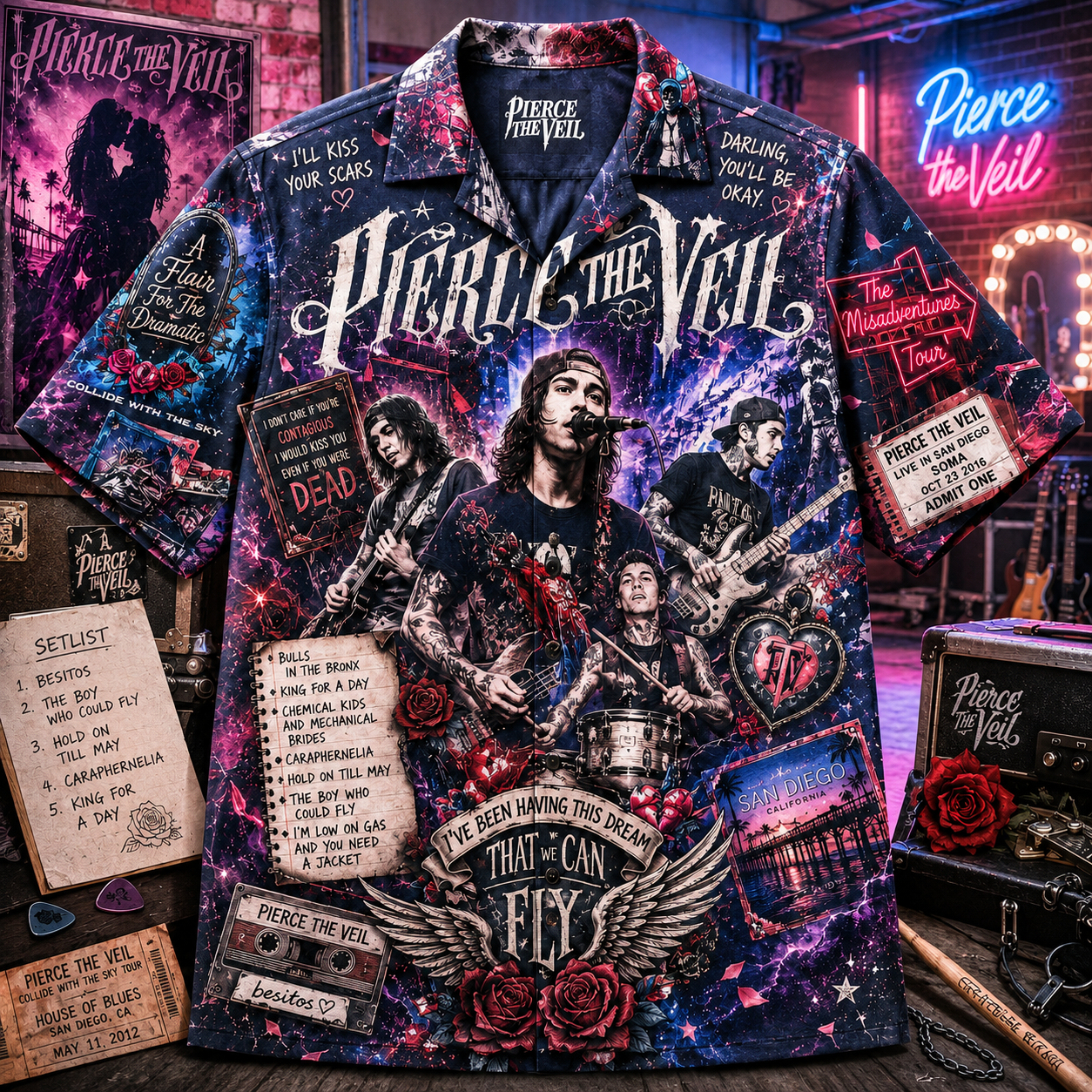 PREMIUM PTV HAWAIIAN SHIRT NTNA