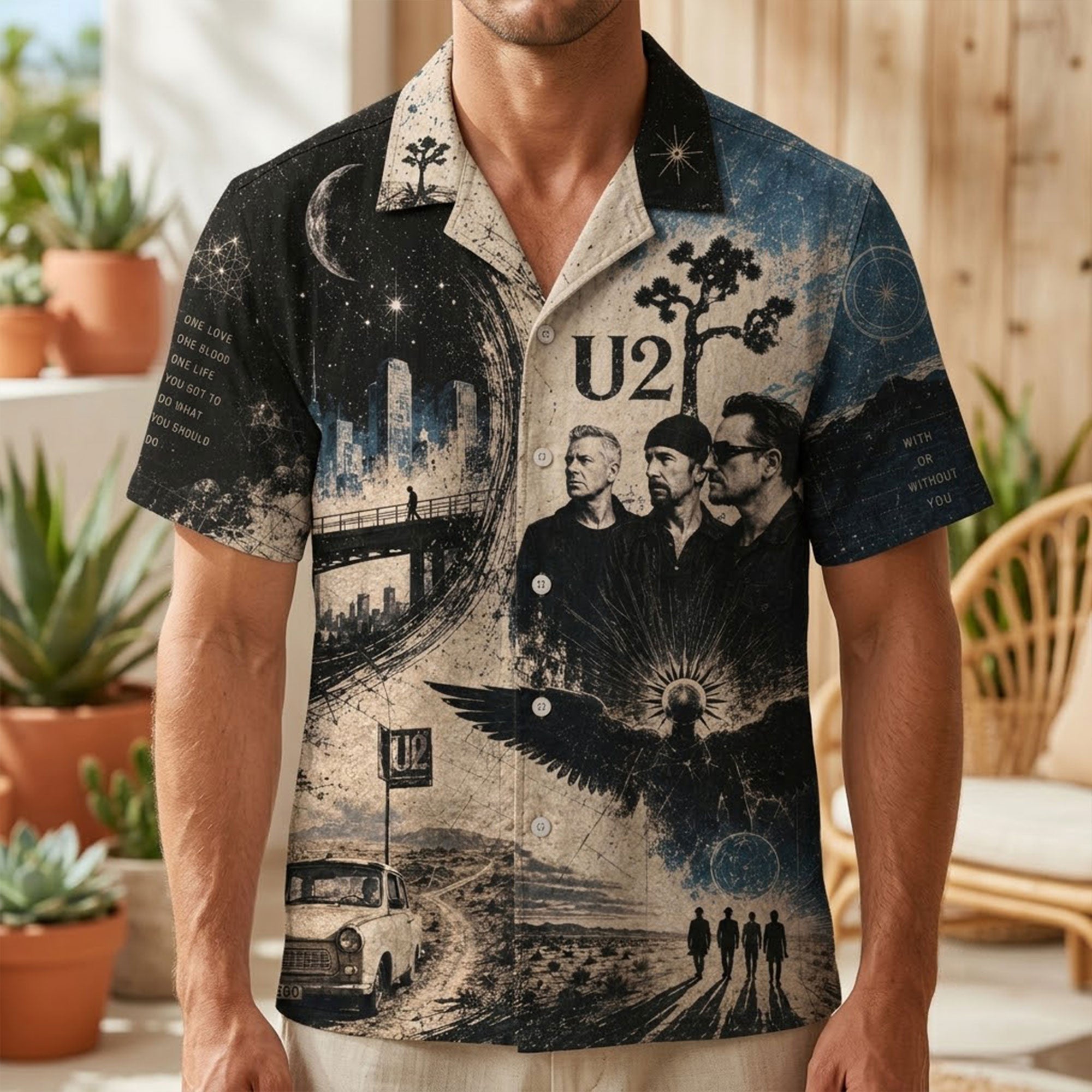 PREMIUM U2 HAWAIIAN SHIRT HQH