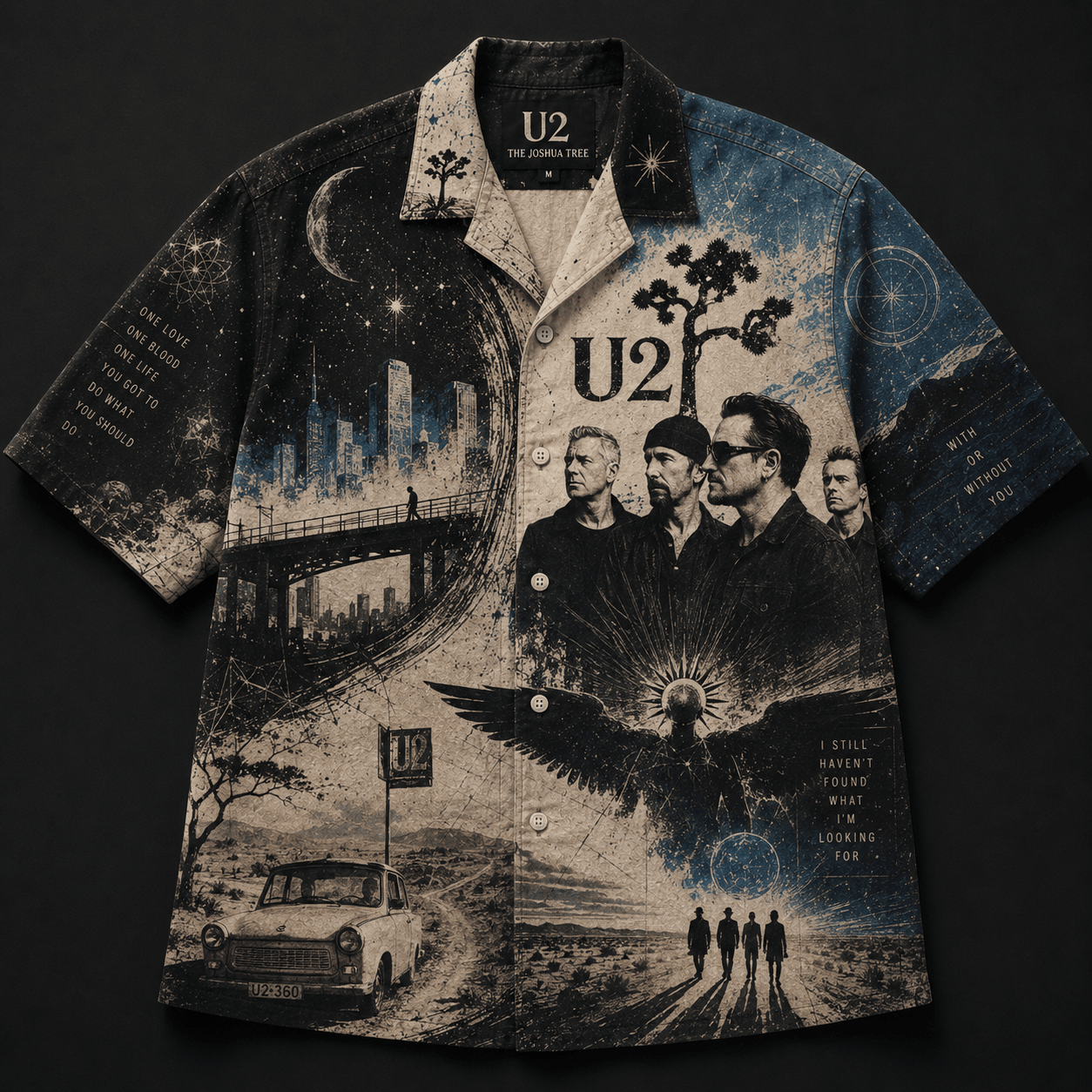 PREMIUM U2 HAWAIIAN SHIRT HQH