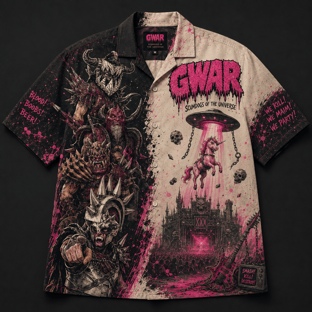 PREMIUM GWAR HAWAIIAN SHIRT HQH