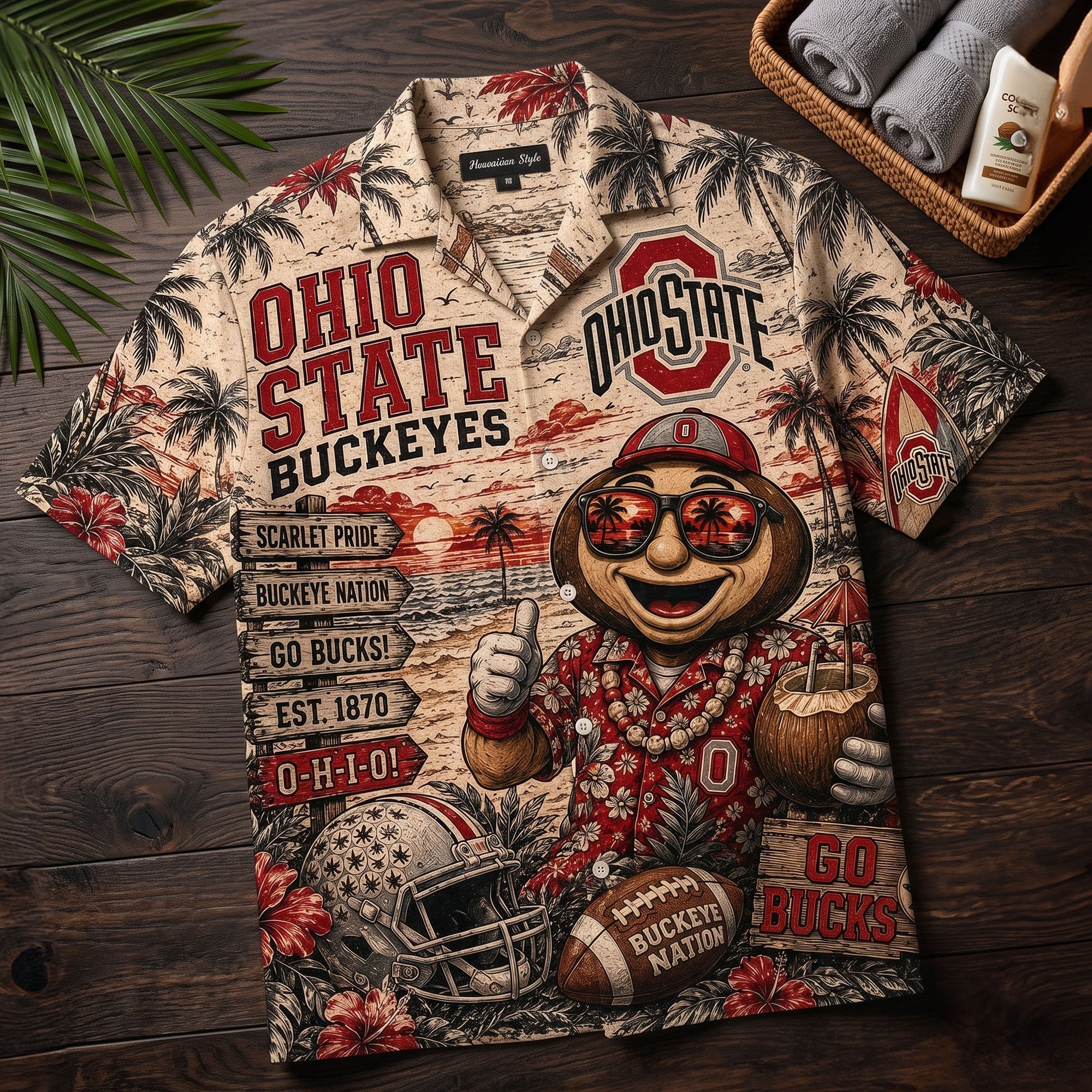 Premium OSB Hawaiian Shirt TNSM