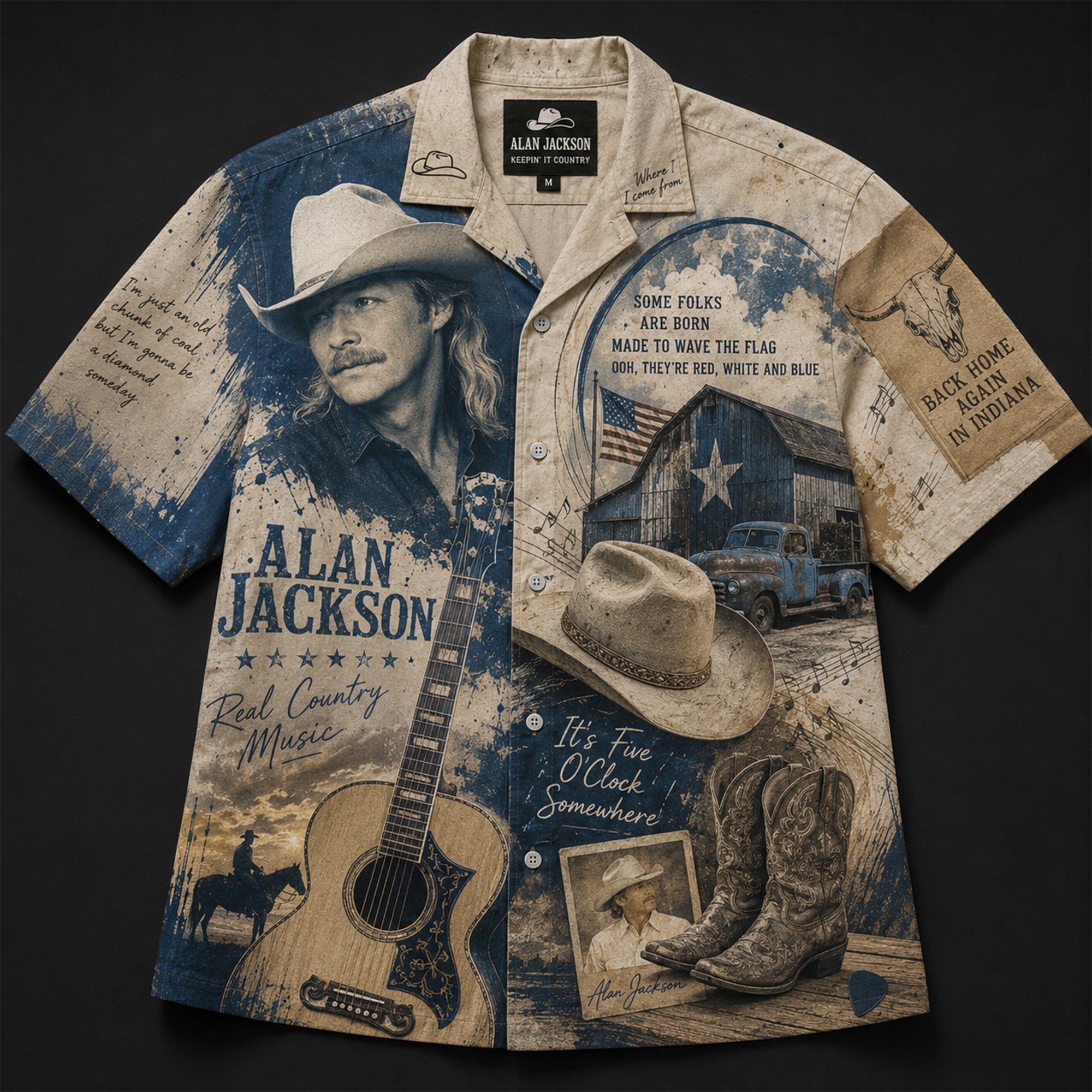 PREMIUM ALJ HAWAIIAN SHIRT HQH