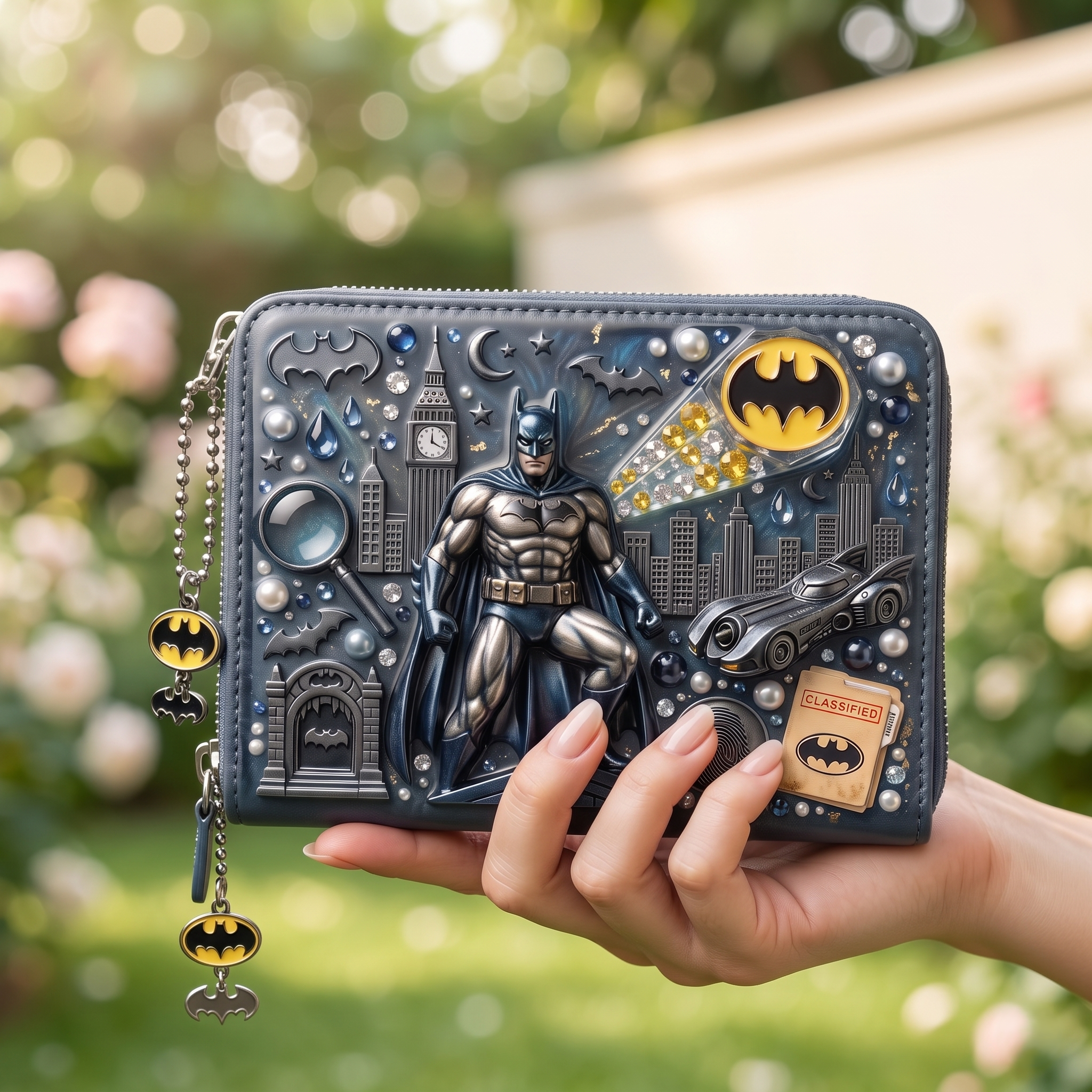 Premium BTM Handmade 3D Collage Wallet HTTT