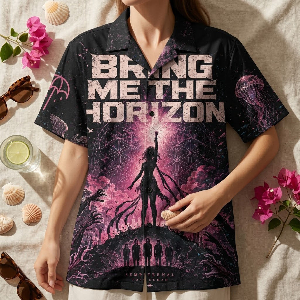 PREMIUM BMTH HAWAIIAN SHIRT HQH
