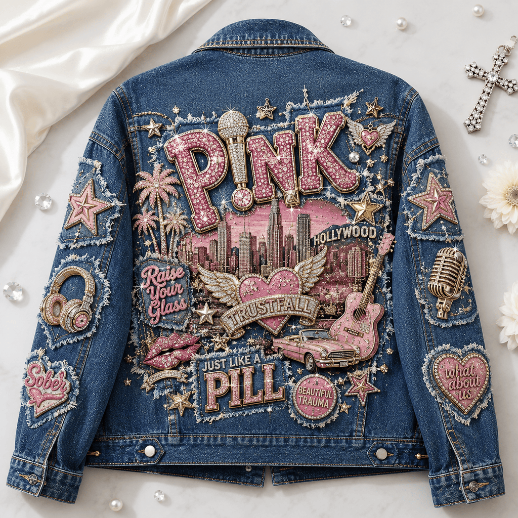 Premium PNK Denim Jacket NPL
