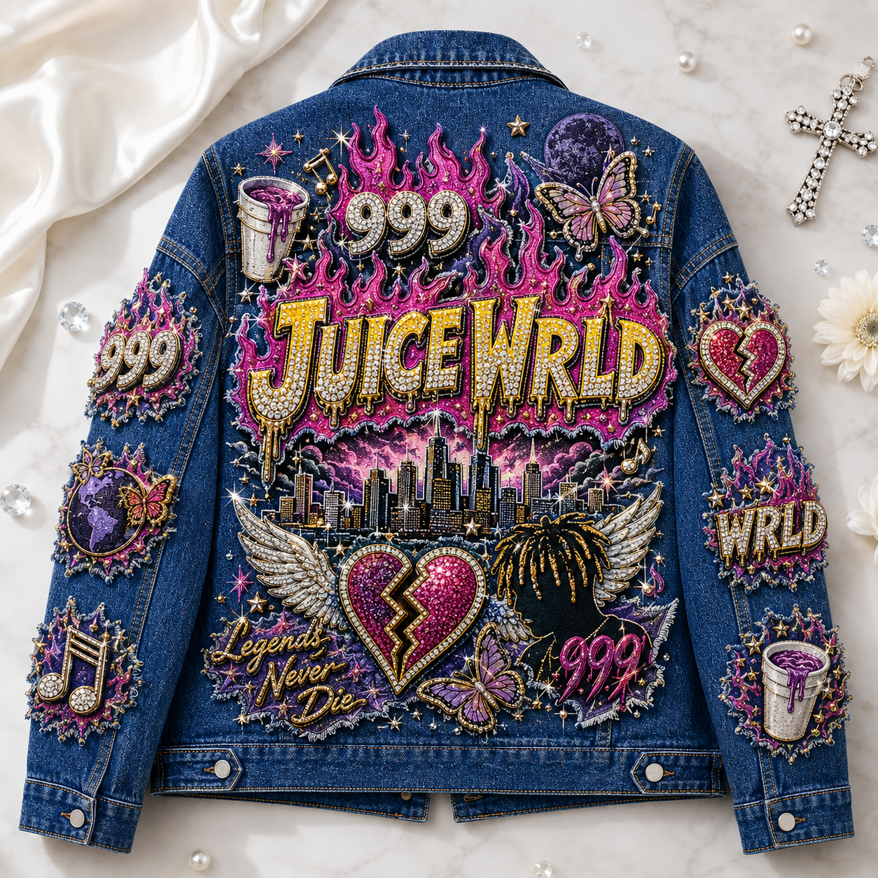 Premium WRLD Denim Jacket NPL