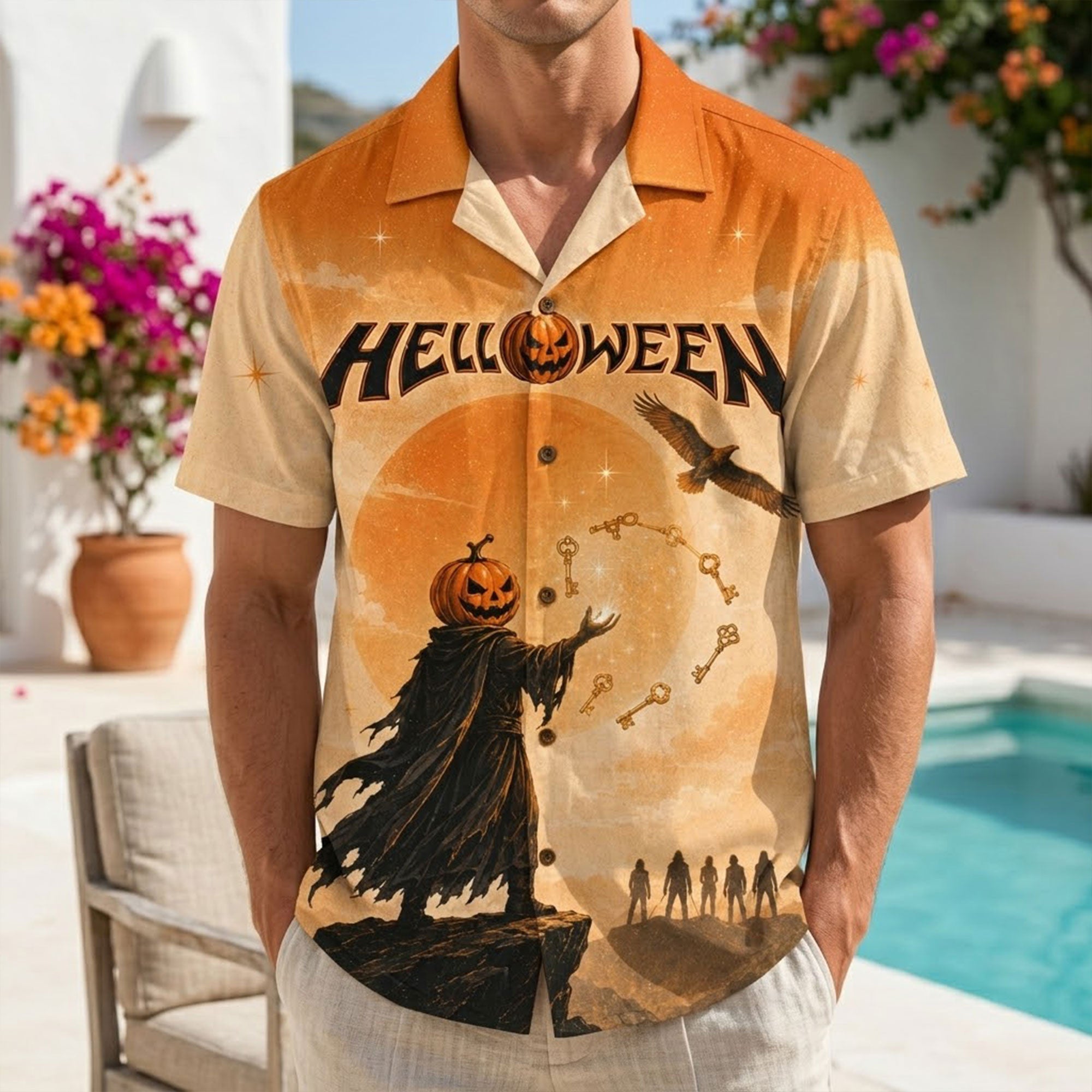 PREMIUM HLW HAWAIIAN SHIRT HQH