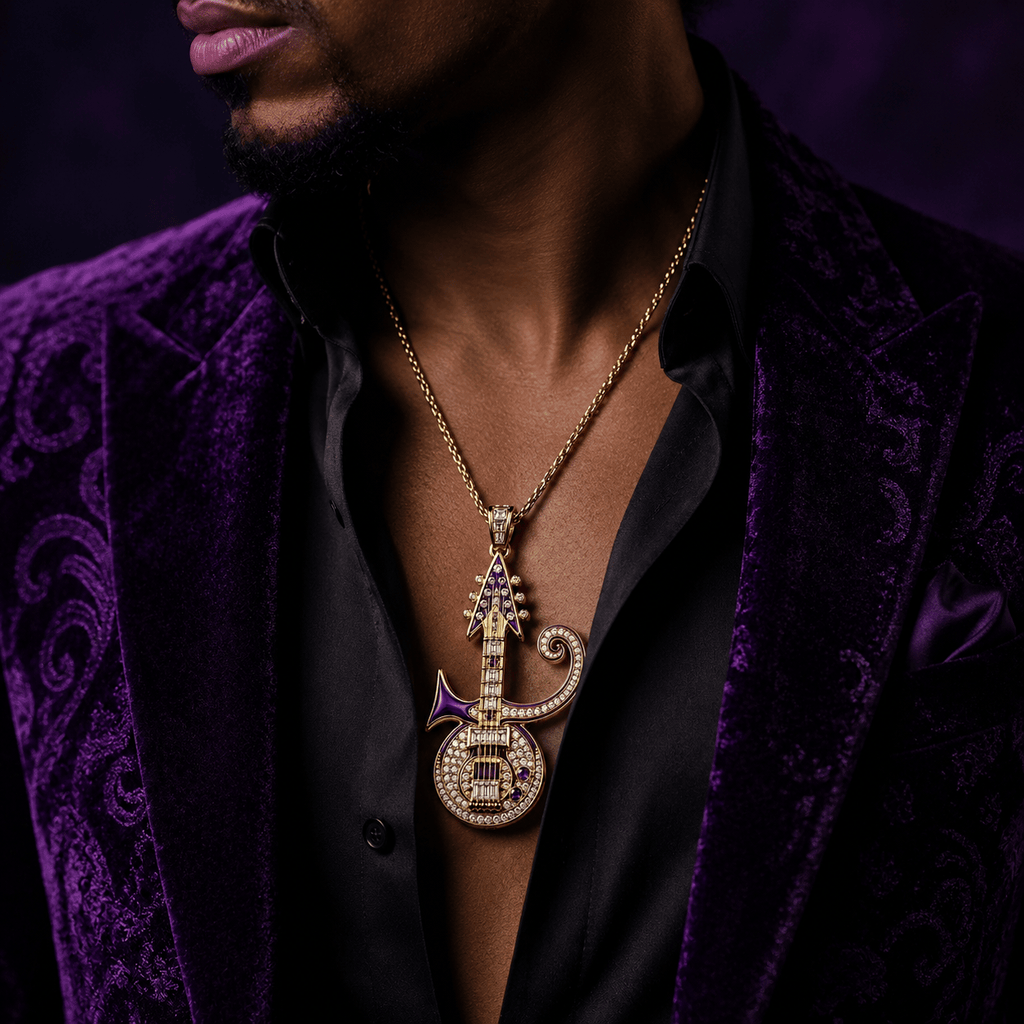 PRCE Solid Gold Chain with Diamond Pendant TTTT
