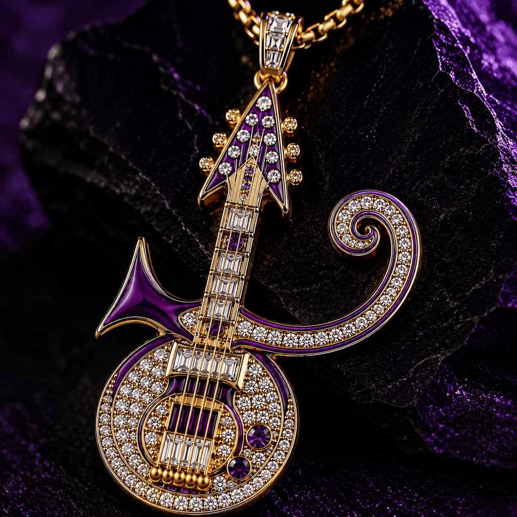 PRCE Solid Gold Chain with Diamond Pendant TTTT