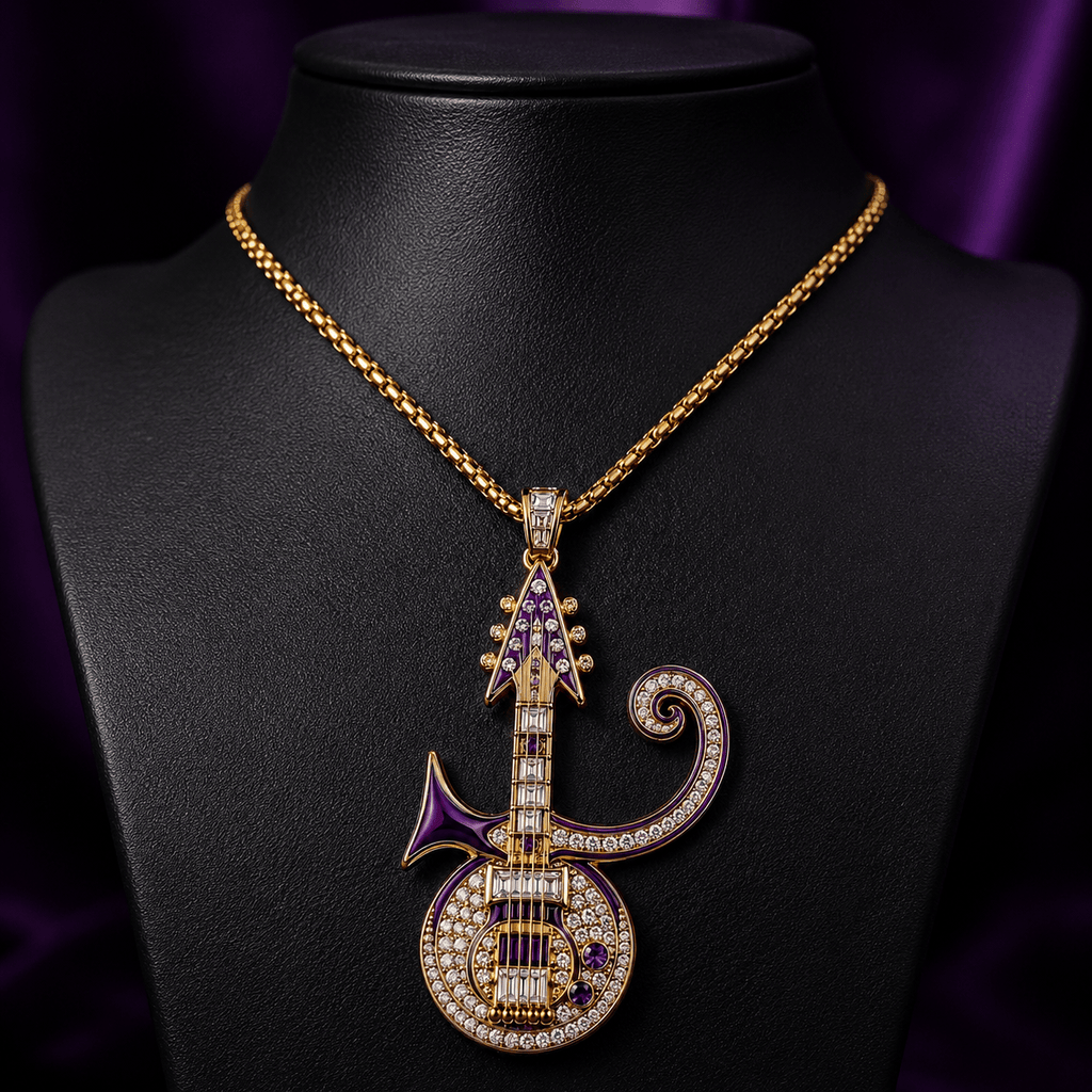 PRCE Solid Gold Chain with Diamond Pendant TTTT