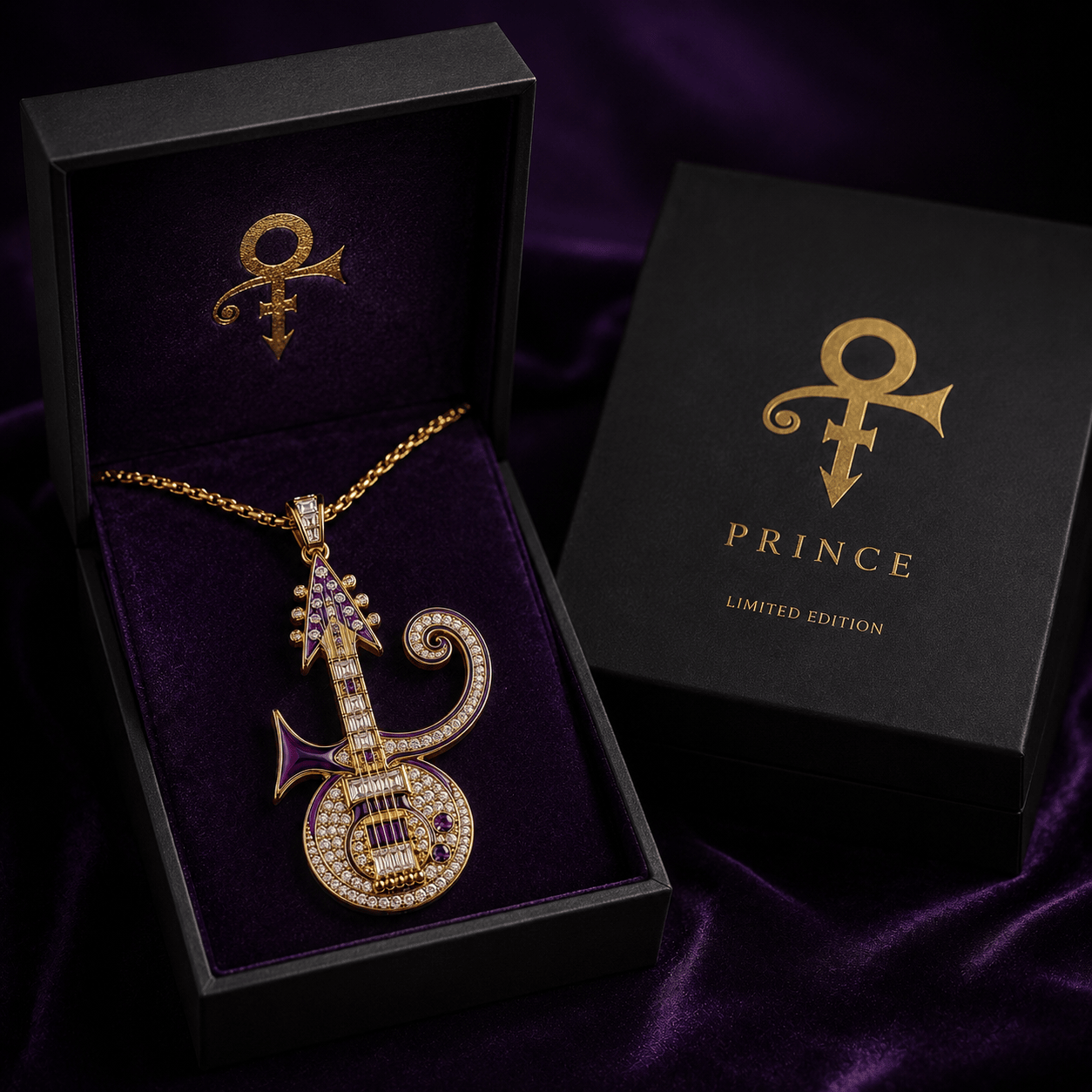 PRCE Solid Gold Chain with Diamond Pendant TTTT