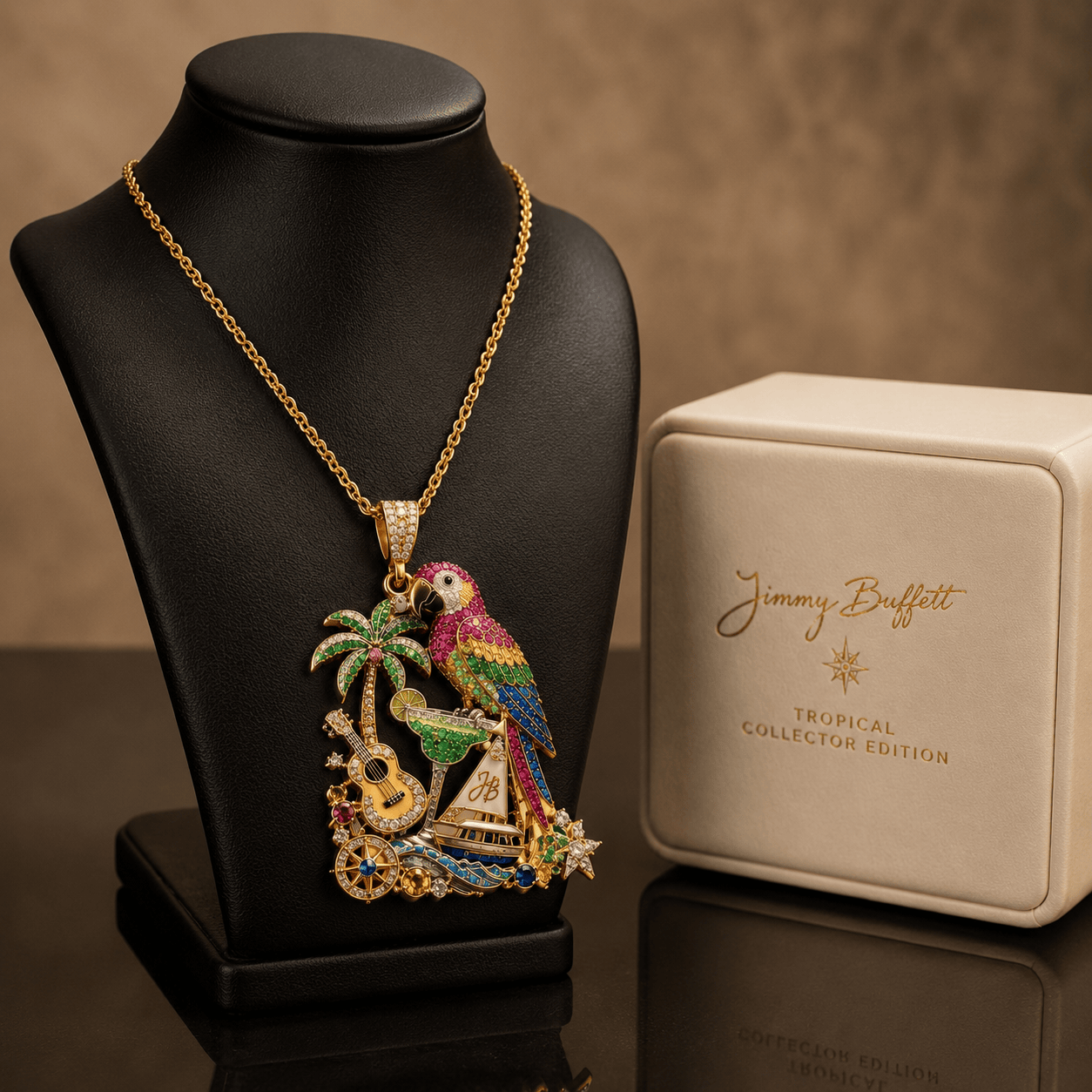 JBT Solid Gold Chain with Diamond Pendant TTTT