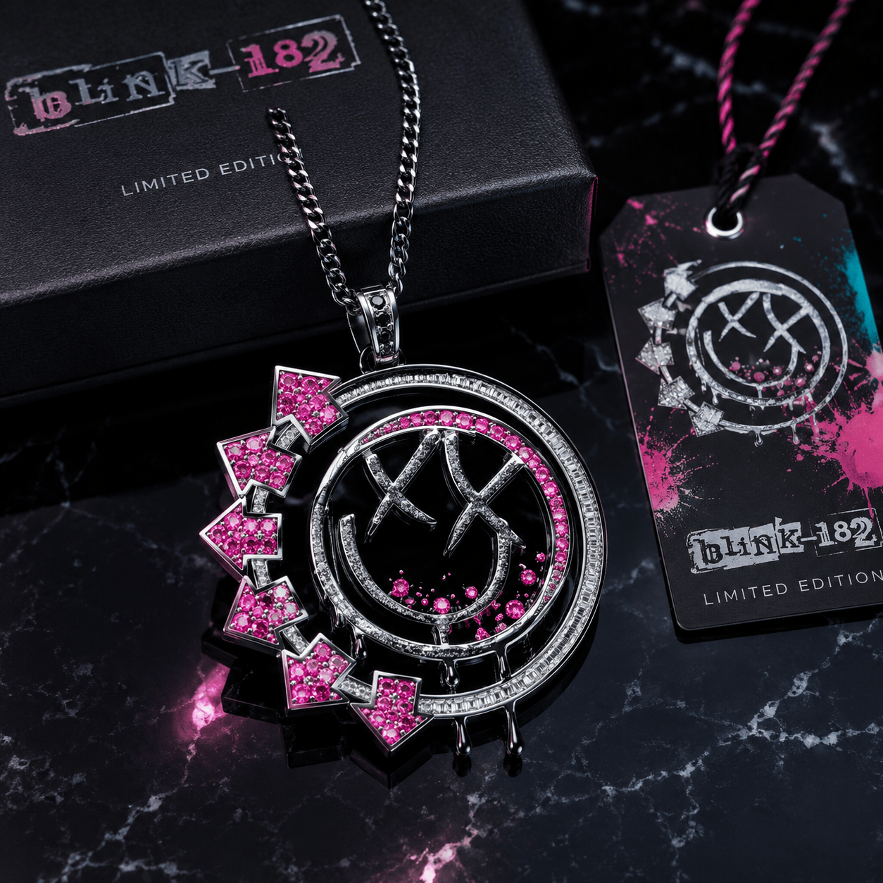 BLIK Solid Gold Chain with Diamond Pendant BMD