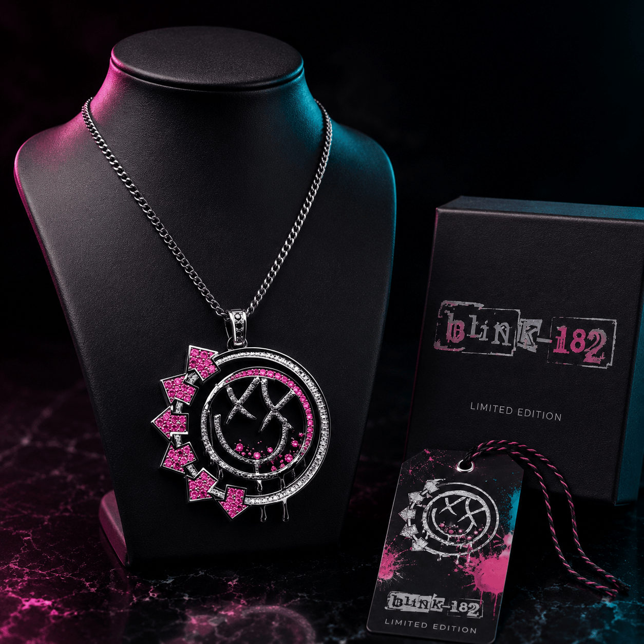 BLIK Solid Gold Chain with Diamond Pendant BMD
