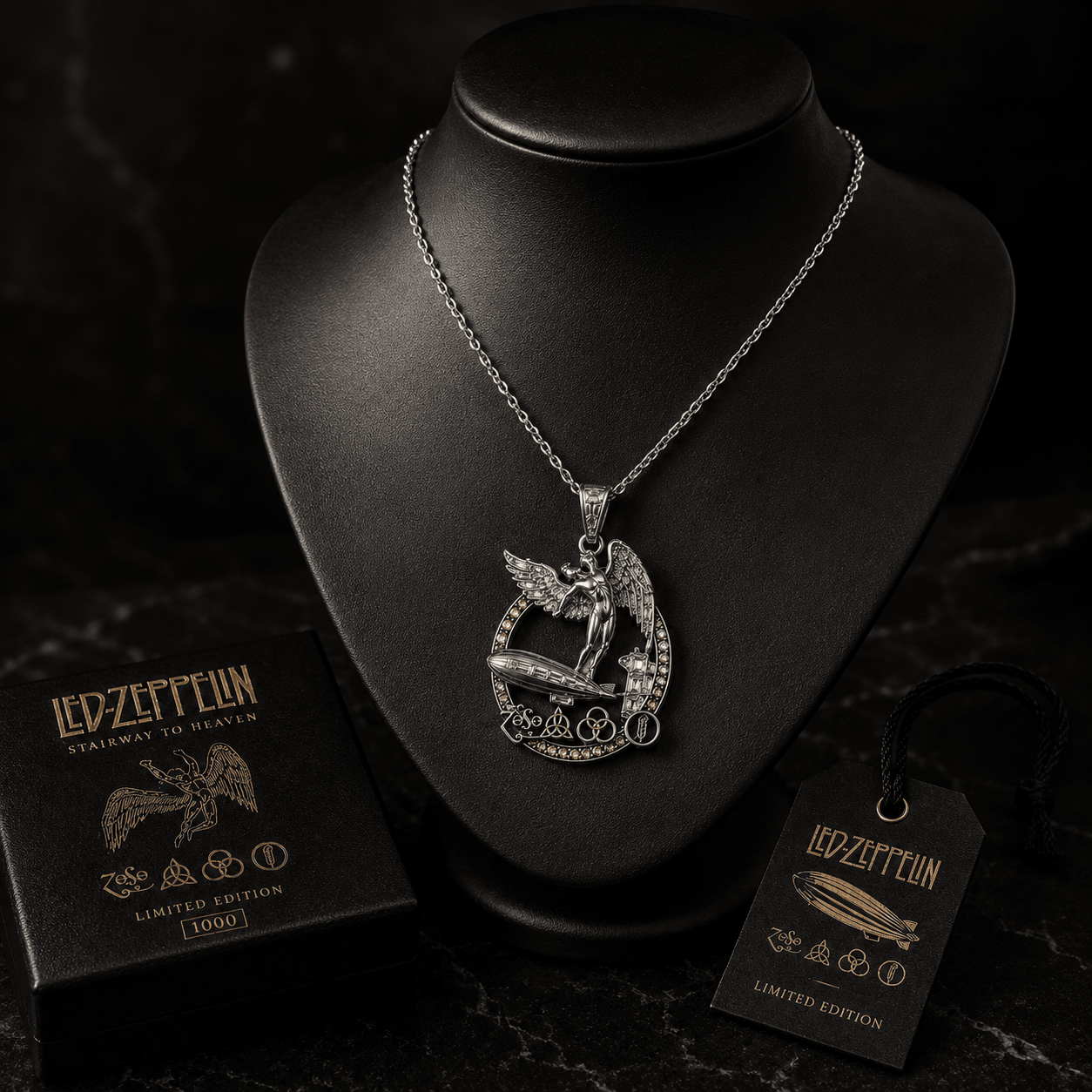 LZPL Solid Gold Chain with Diamond Pendant BMD