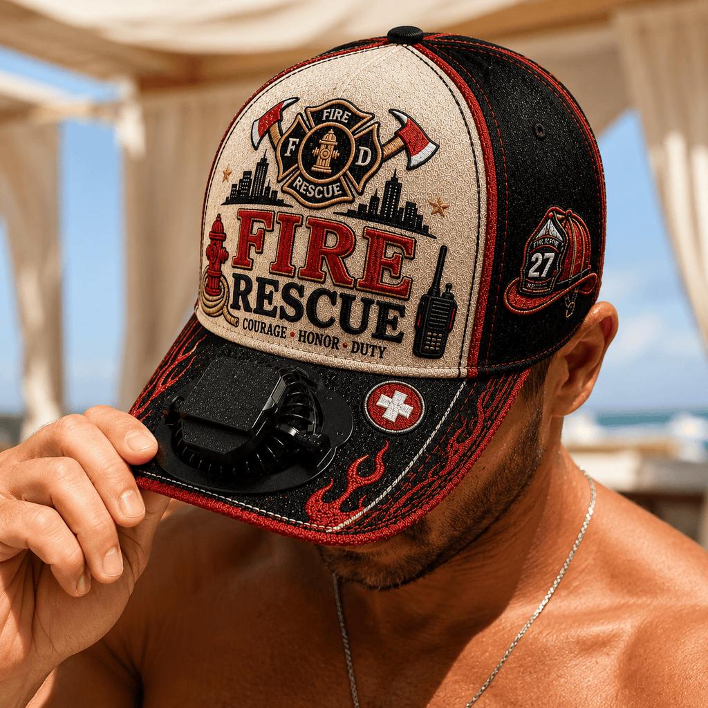 FRFT Premium Rechargeable Fan Cap HQH