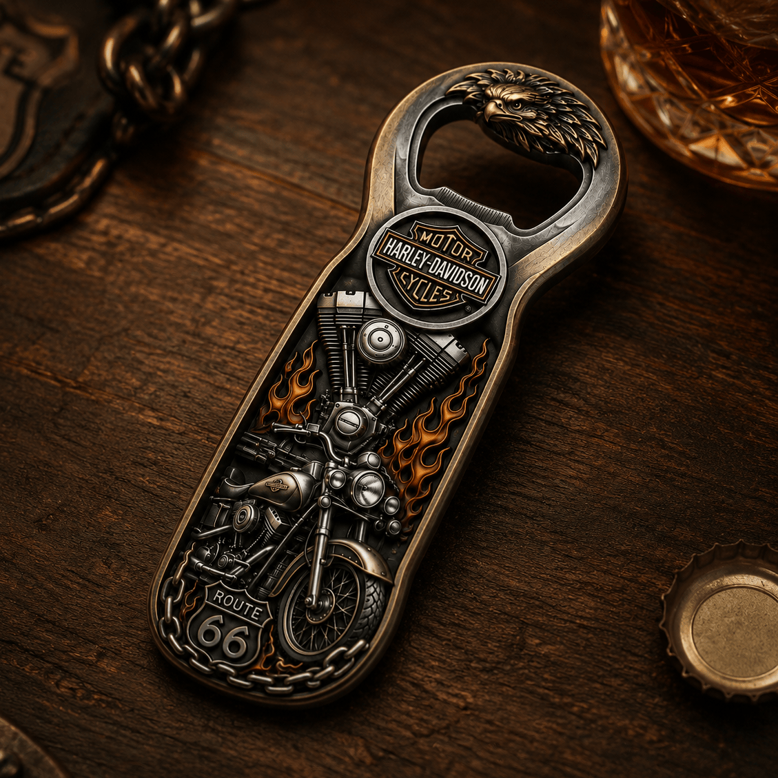 Premium HLDV Beer Glass & Bottle Opener TNSM