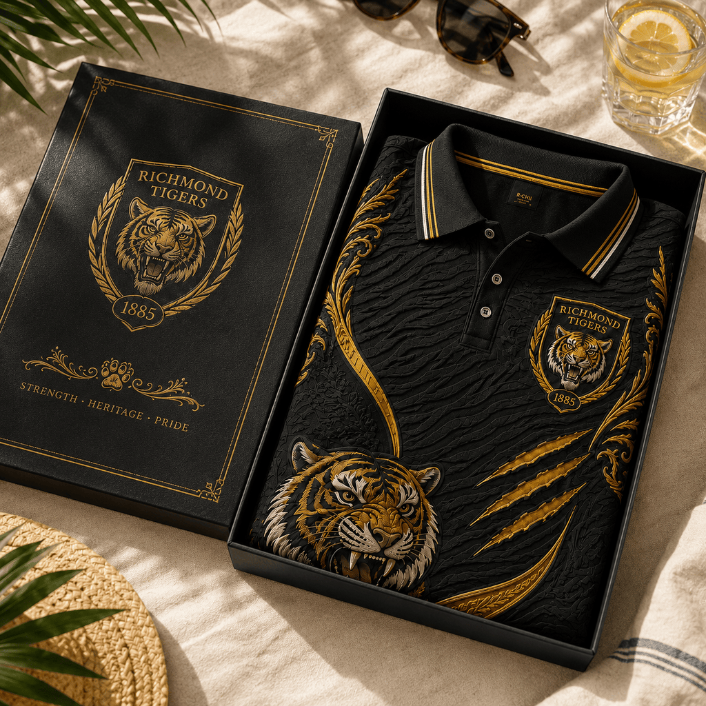 PREMIUM RIC EMBOSS POLO SHIRT HQH