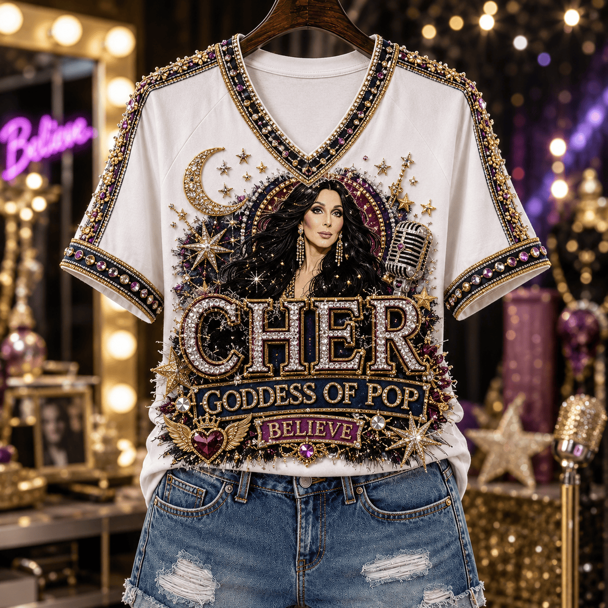 Premium CHER V-neck Shirt PTKL
