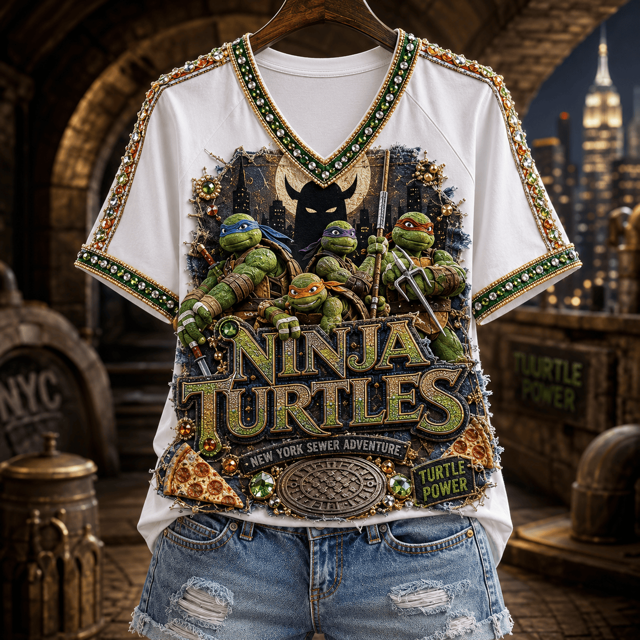 Premium NJT V-neck Shirt NPL