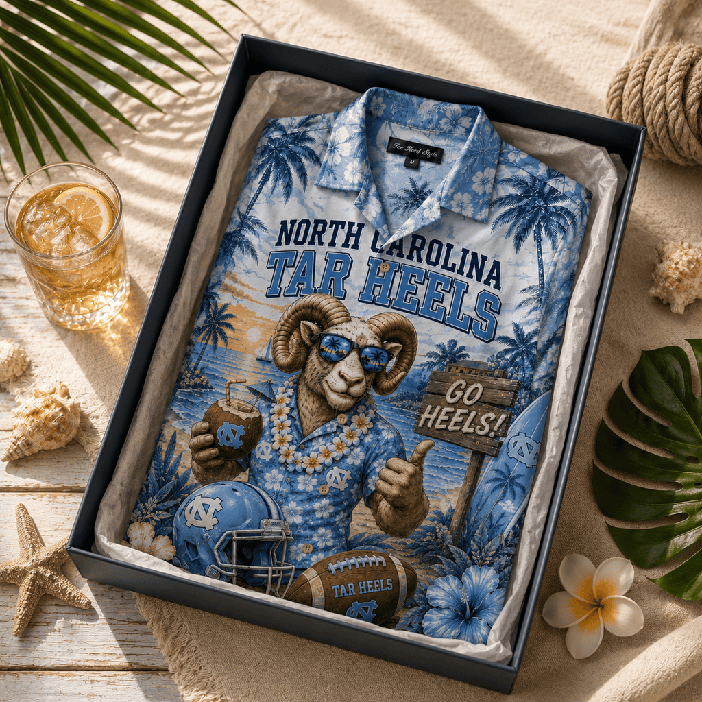 Premium UNC Hawaiian Shirt TNSM