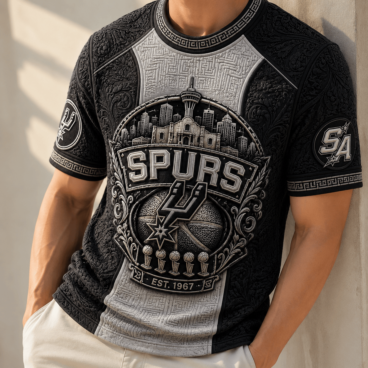 PREMIUM SAS 3D EMBOSS SHIRT TTNL
