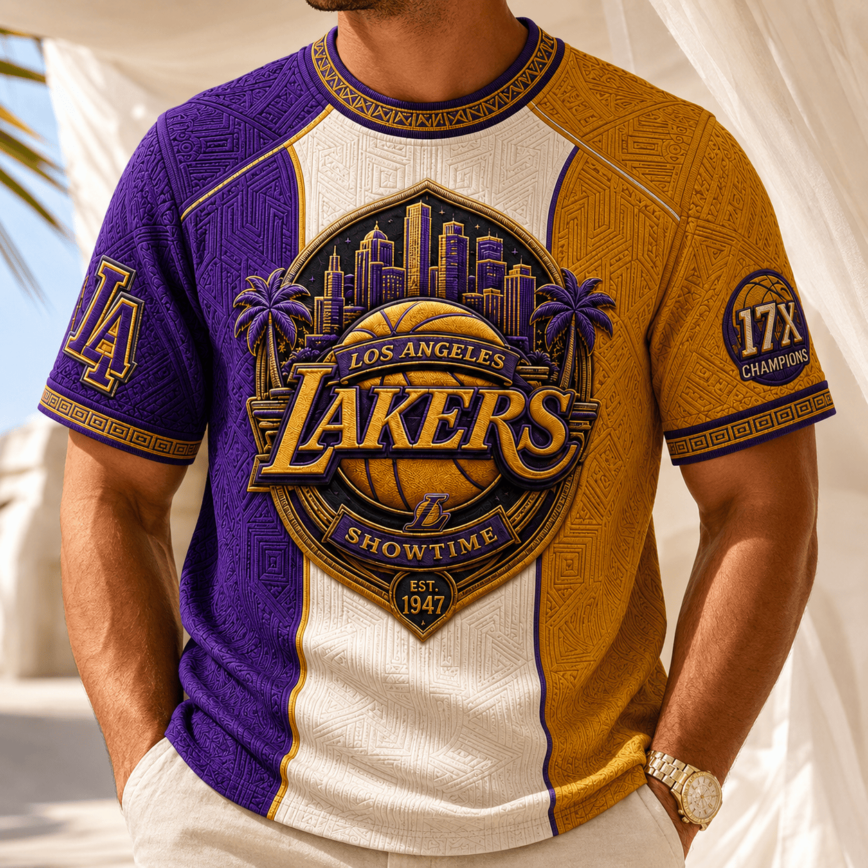 PREMIUM LAL 3D EMBOSS SHIRT TTNL