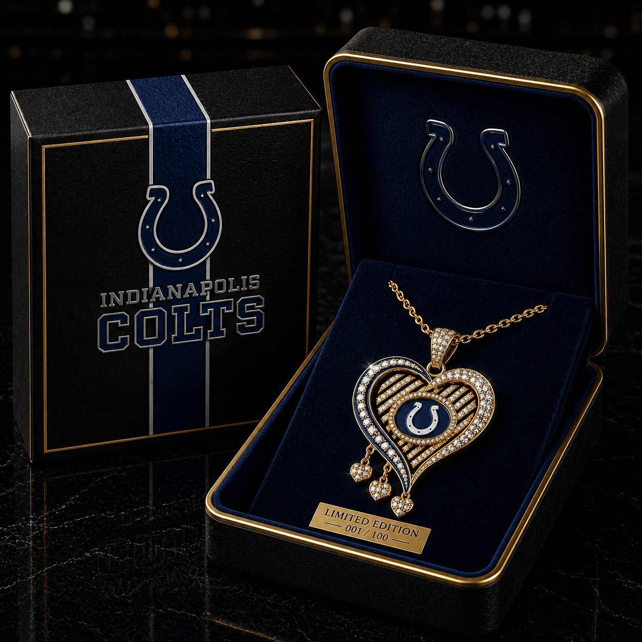 IDC Solid Gold Chain with Diamond Pendant TMH