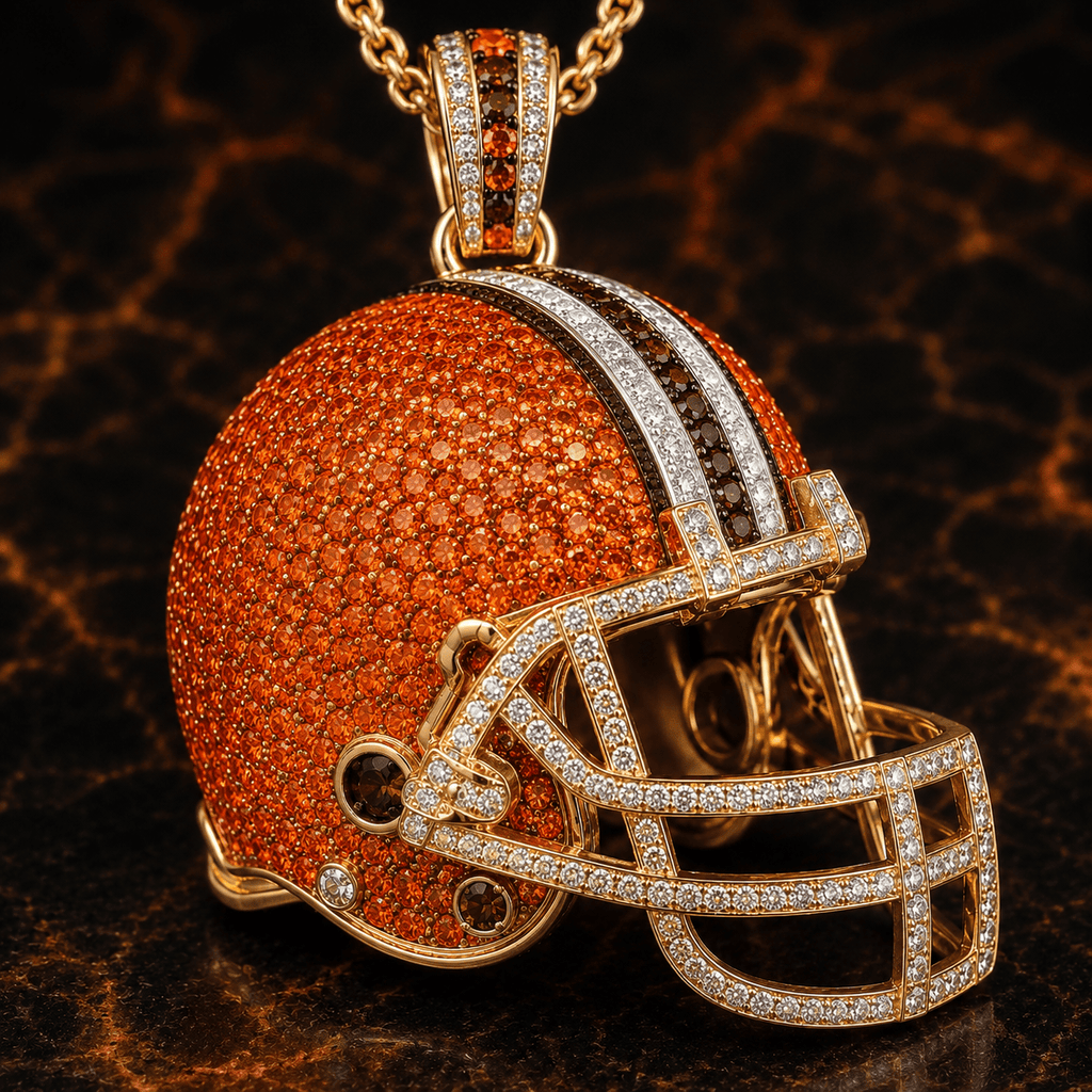 CLVB Solid Gold Chain with Diamond Pendant TMH