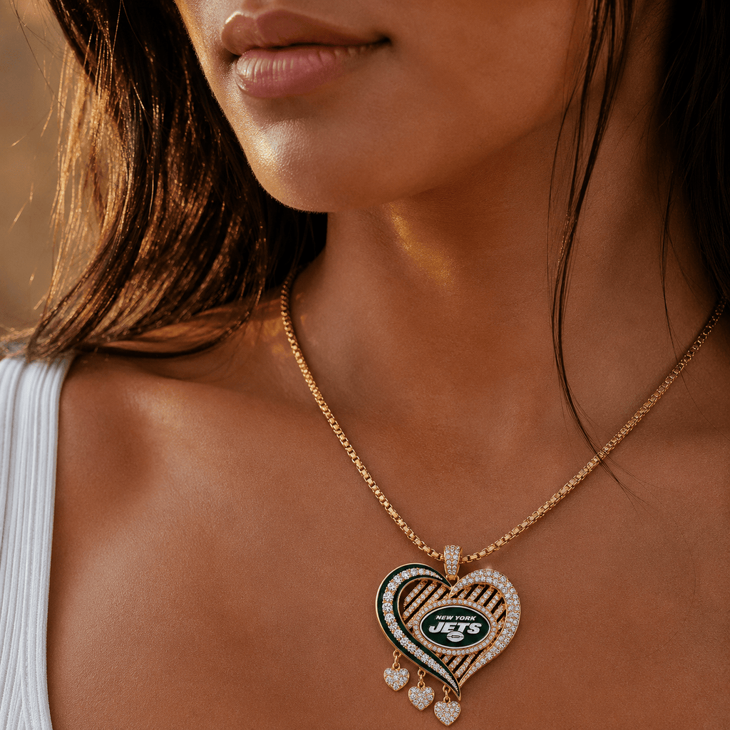 NYJ Solid Gold Chain with Diamond Pendant TMH