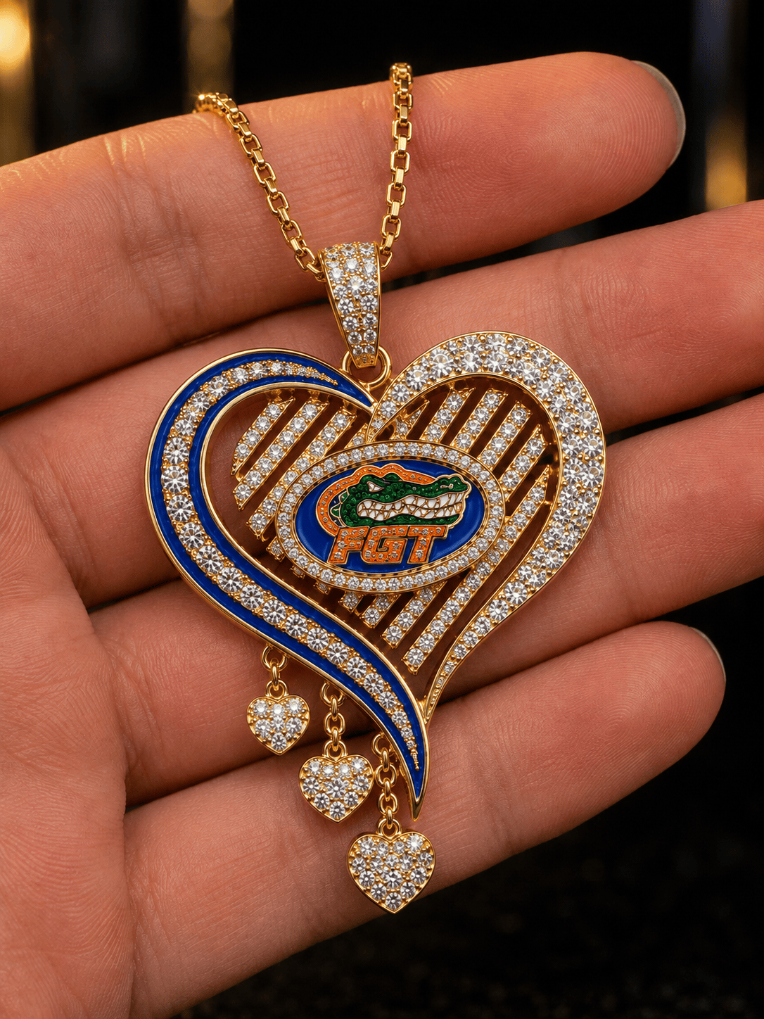 FGT Solid Gold Chain with Diamond Pendant TTTT