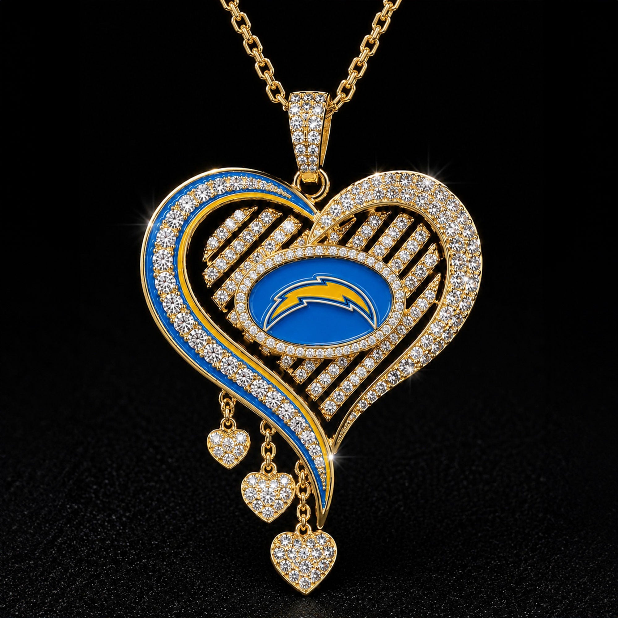 LAC Solid Gold Chain with Diamond Pendant TMH