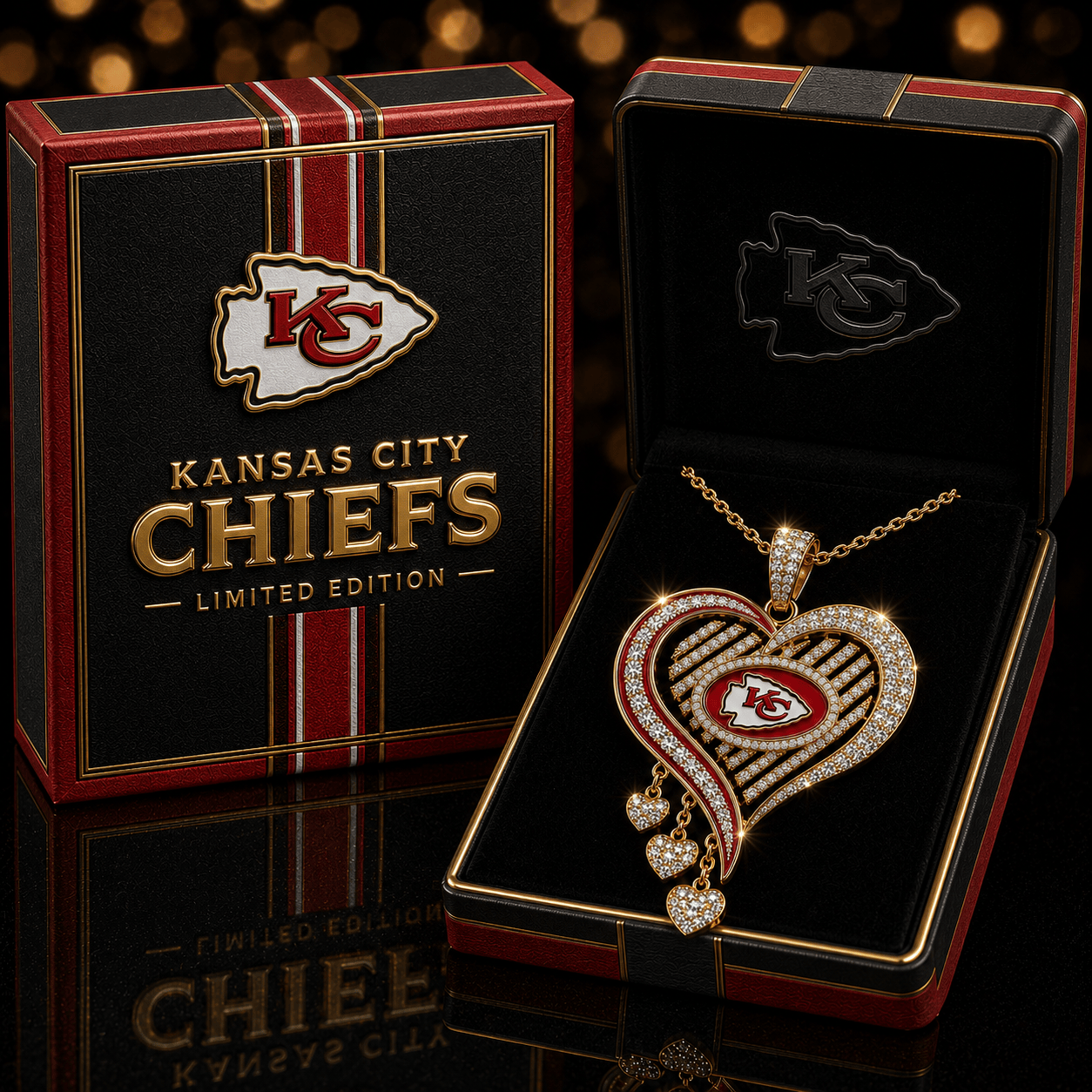 KCC Solid Gold Chain with Diamond Pendant TMH