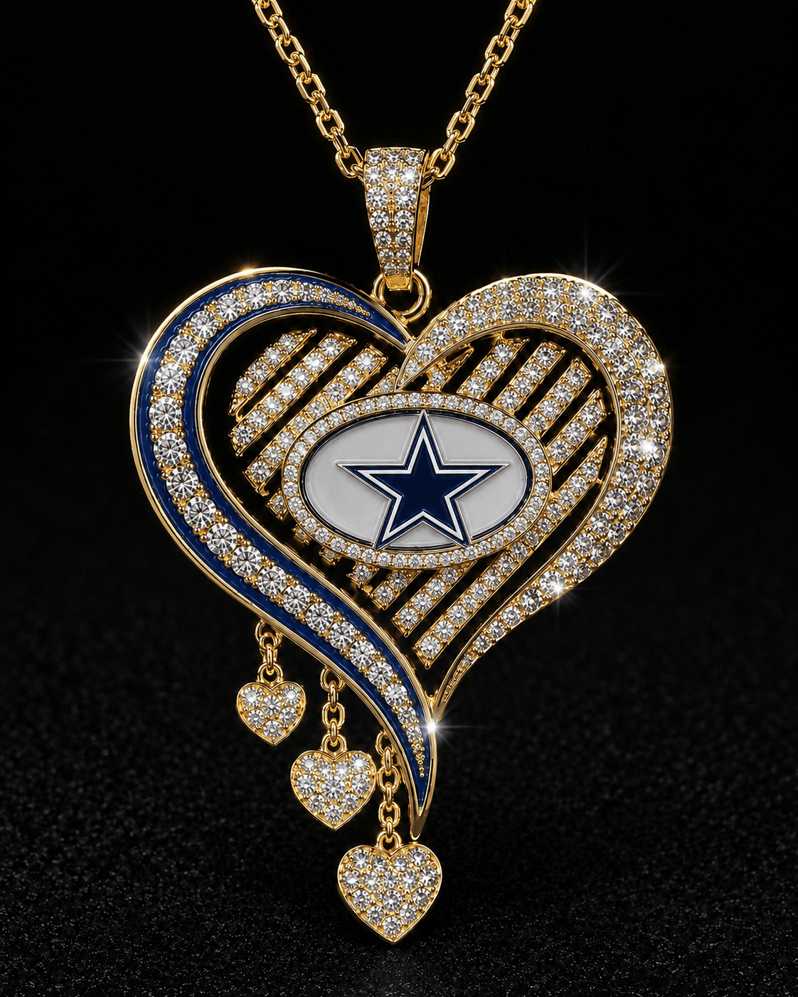 DLCB Solid Gold Chain with Diamond Pendant TMH