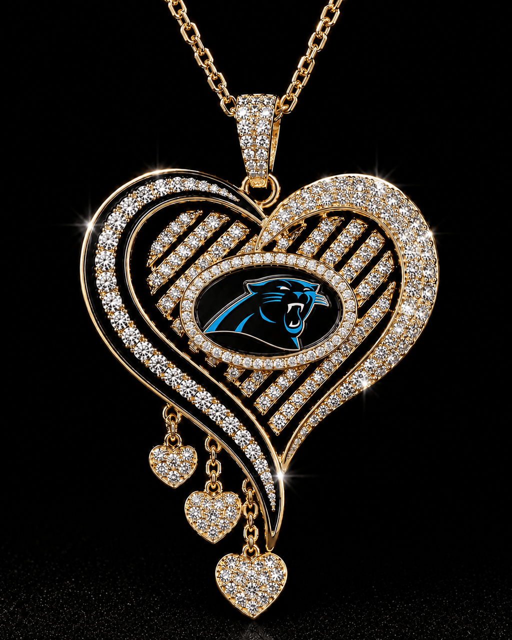 CRPT Solid Gold Chain with Diamond Pendant TMH