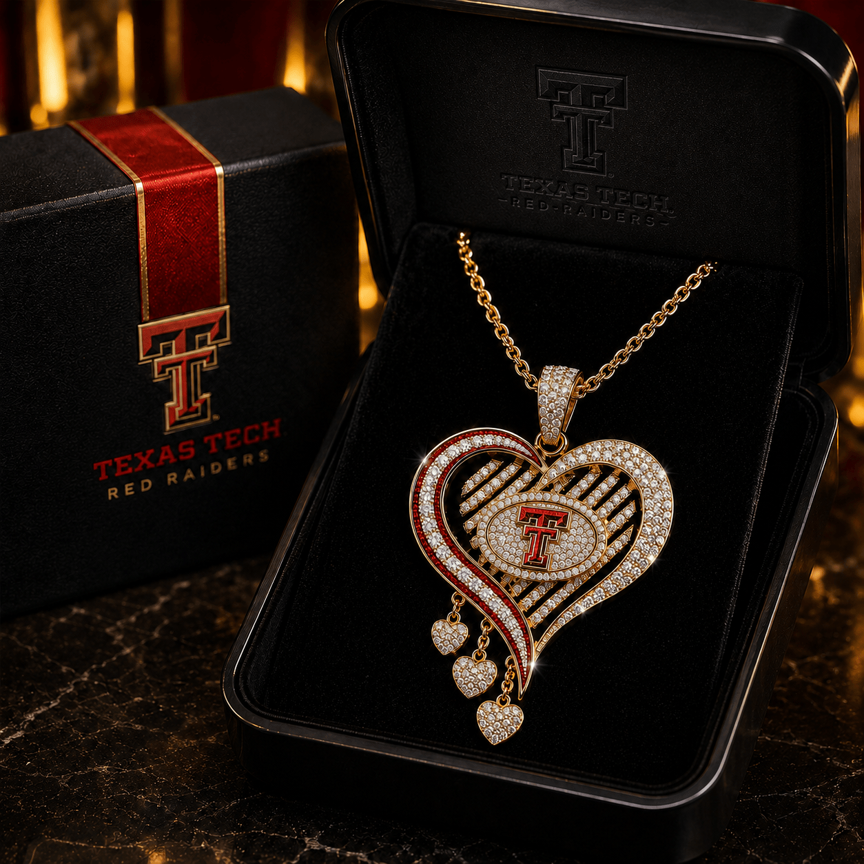 TTRD Solid Gold Chain with Diamond Pendant TTTT