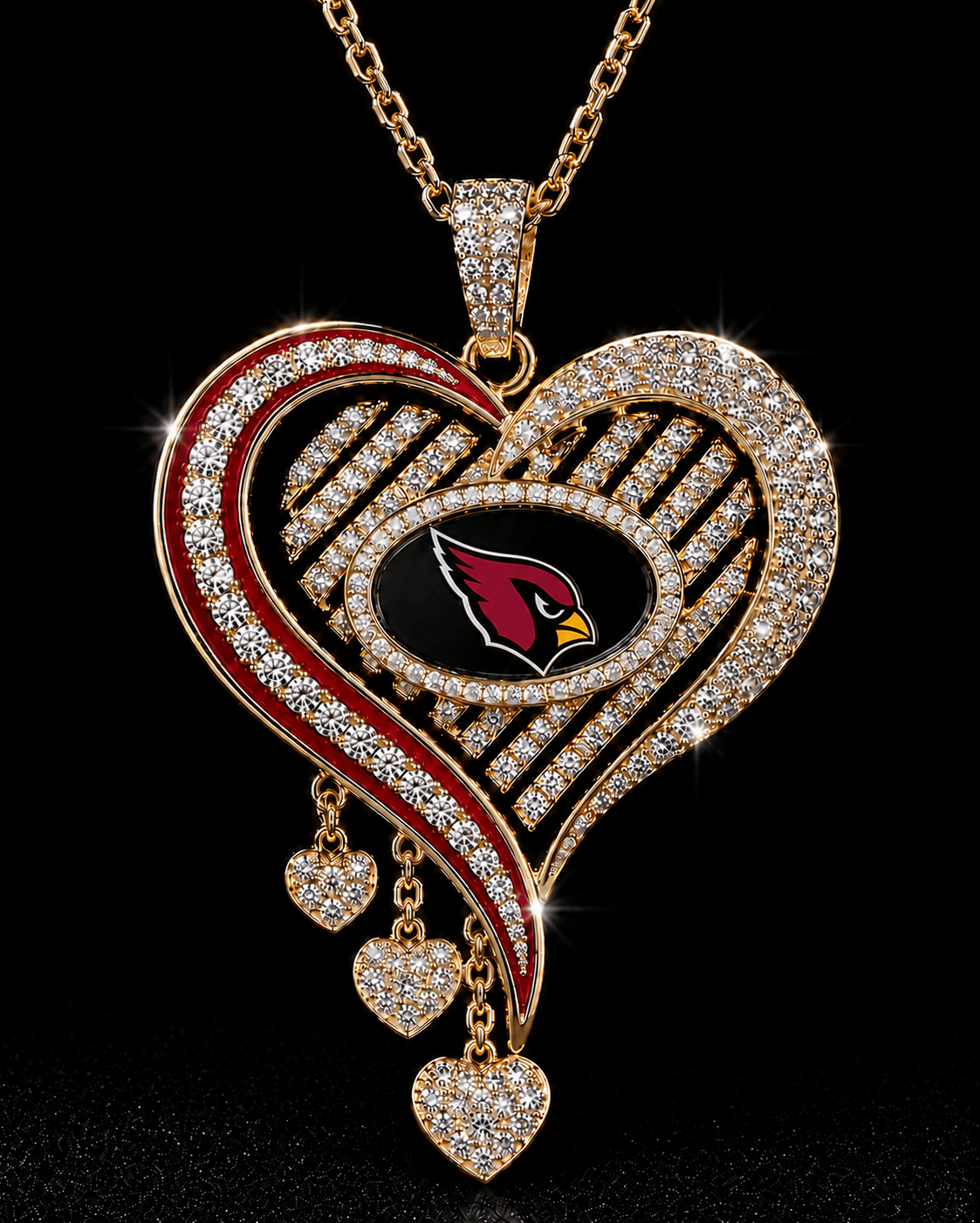 ARCD Solid Gold Chain with Diamond Pendant TMH