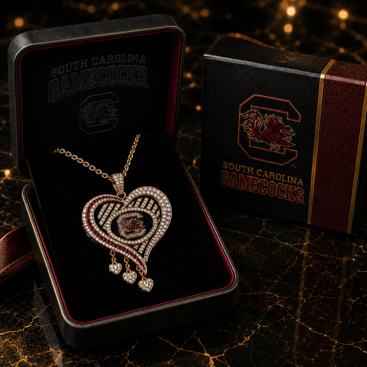 SCG Solid Gold Chain with Diamond Pendant TTTT