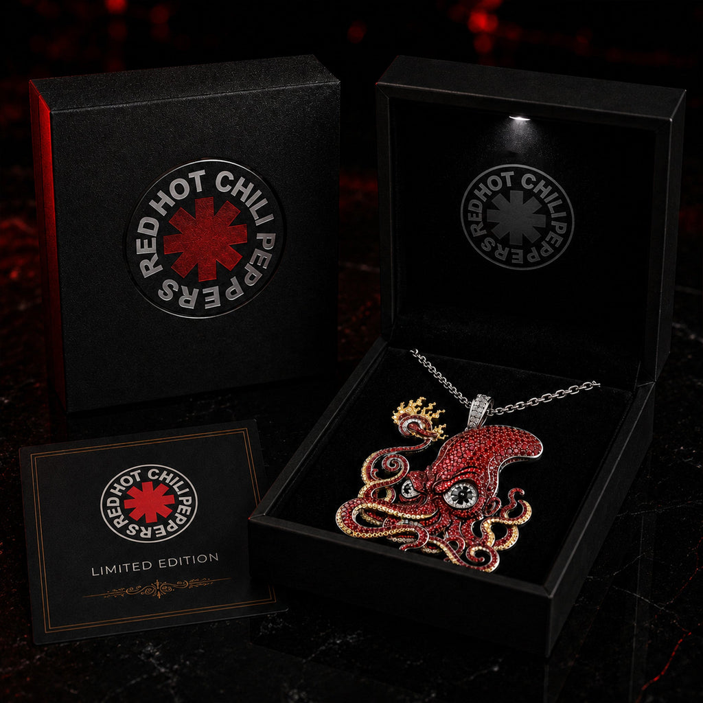 RHCP Solid Gold Chain with Diamond Pendant TMH