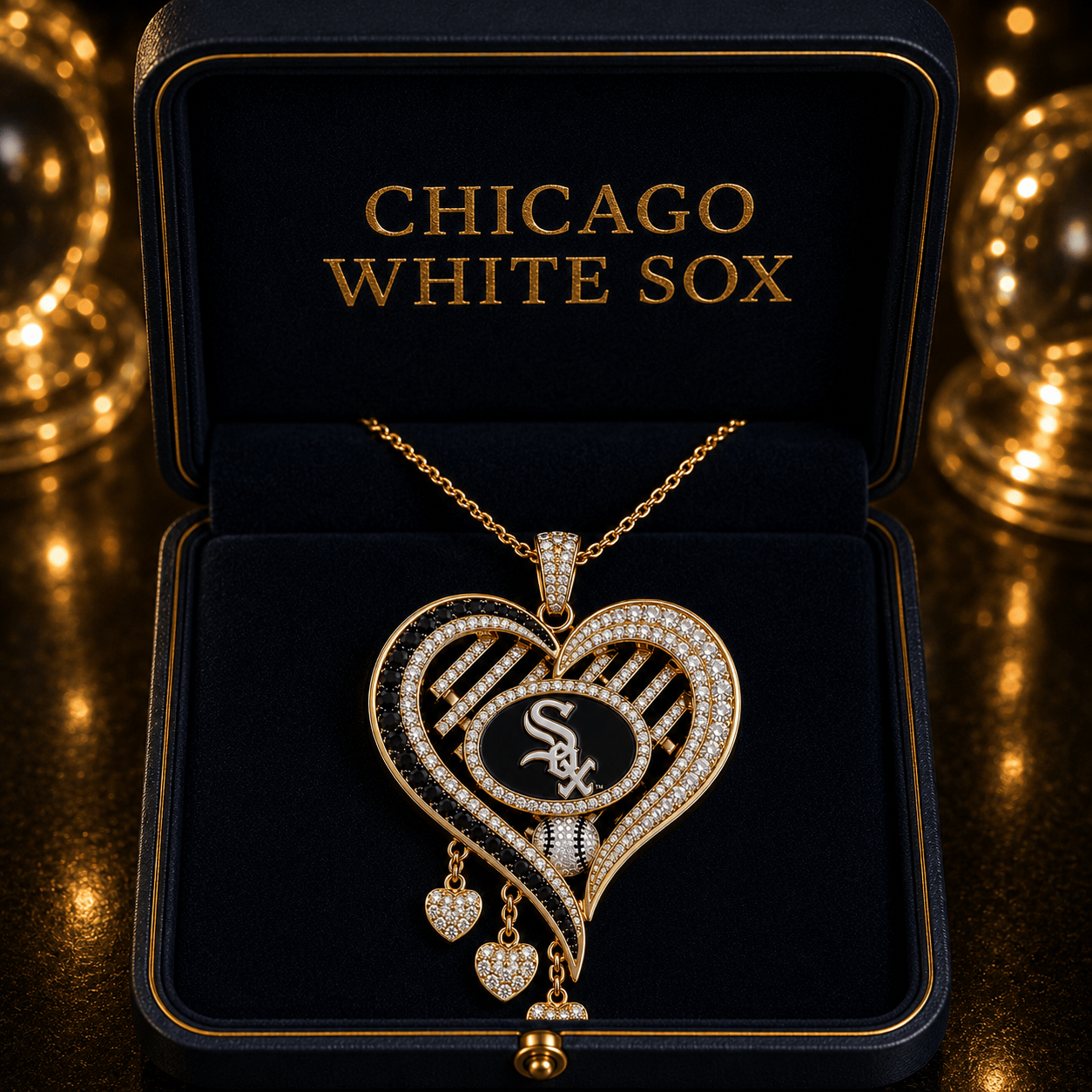 CWS Solid Gold Chain with Diamond Pendant BMD