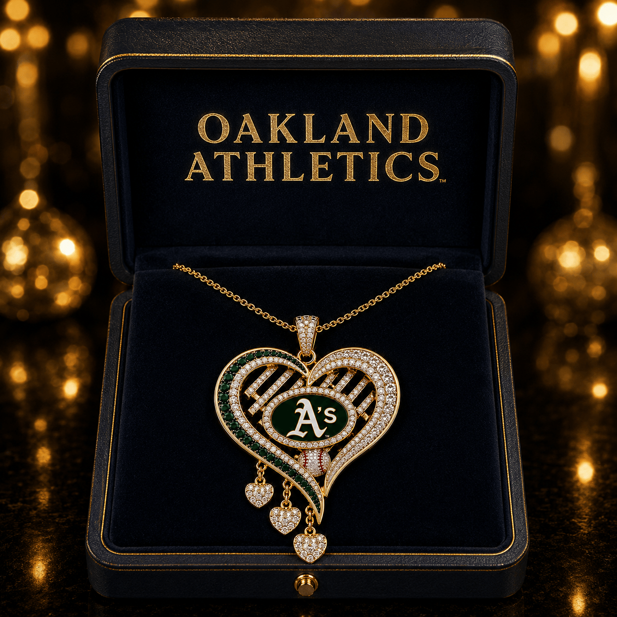 OKAA Solid Gold Chain with Diamond Pendant BMD